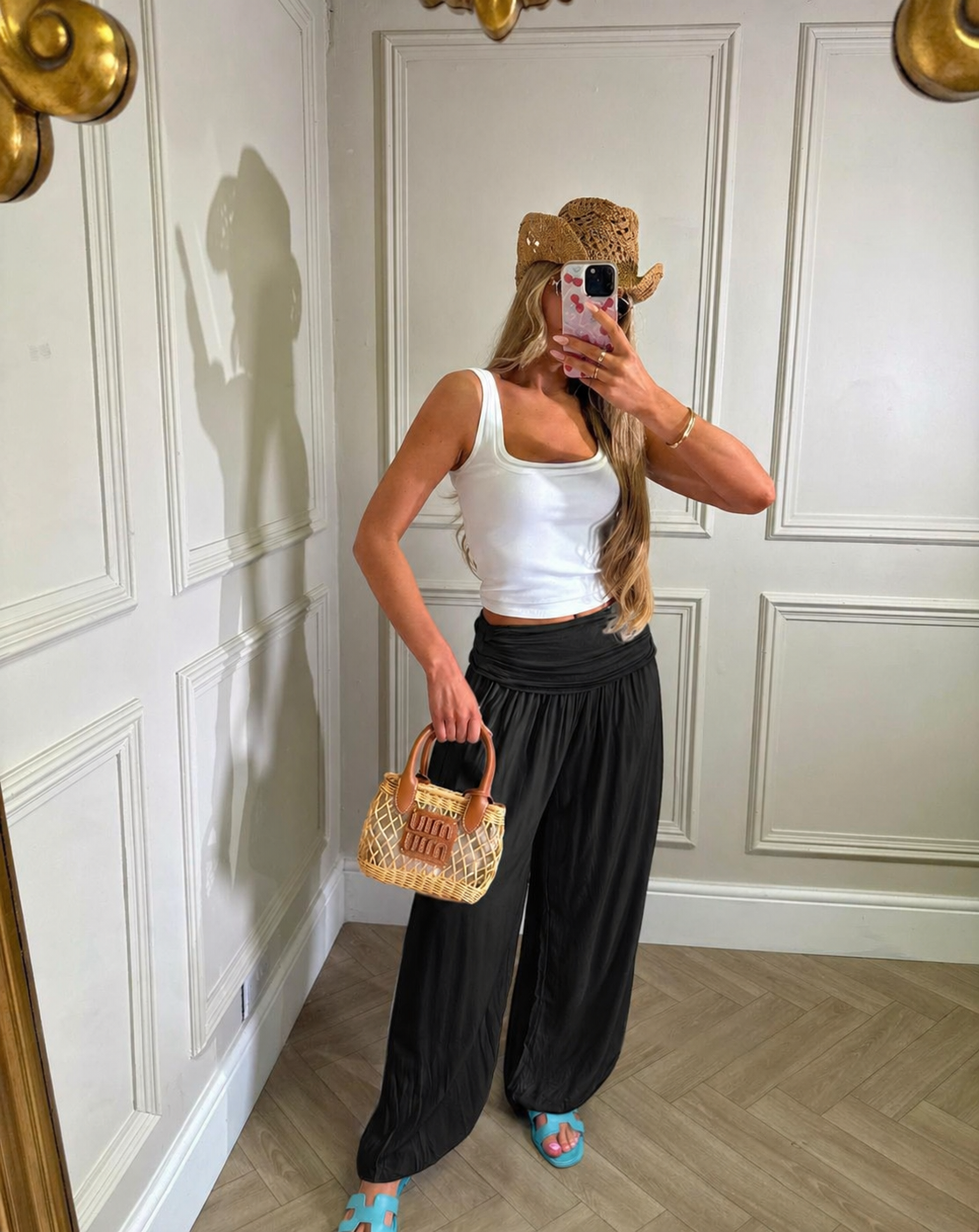 Harem trousers - black