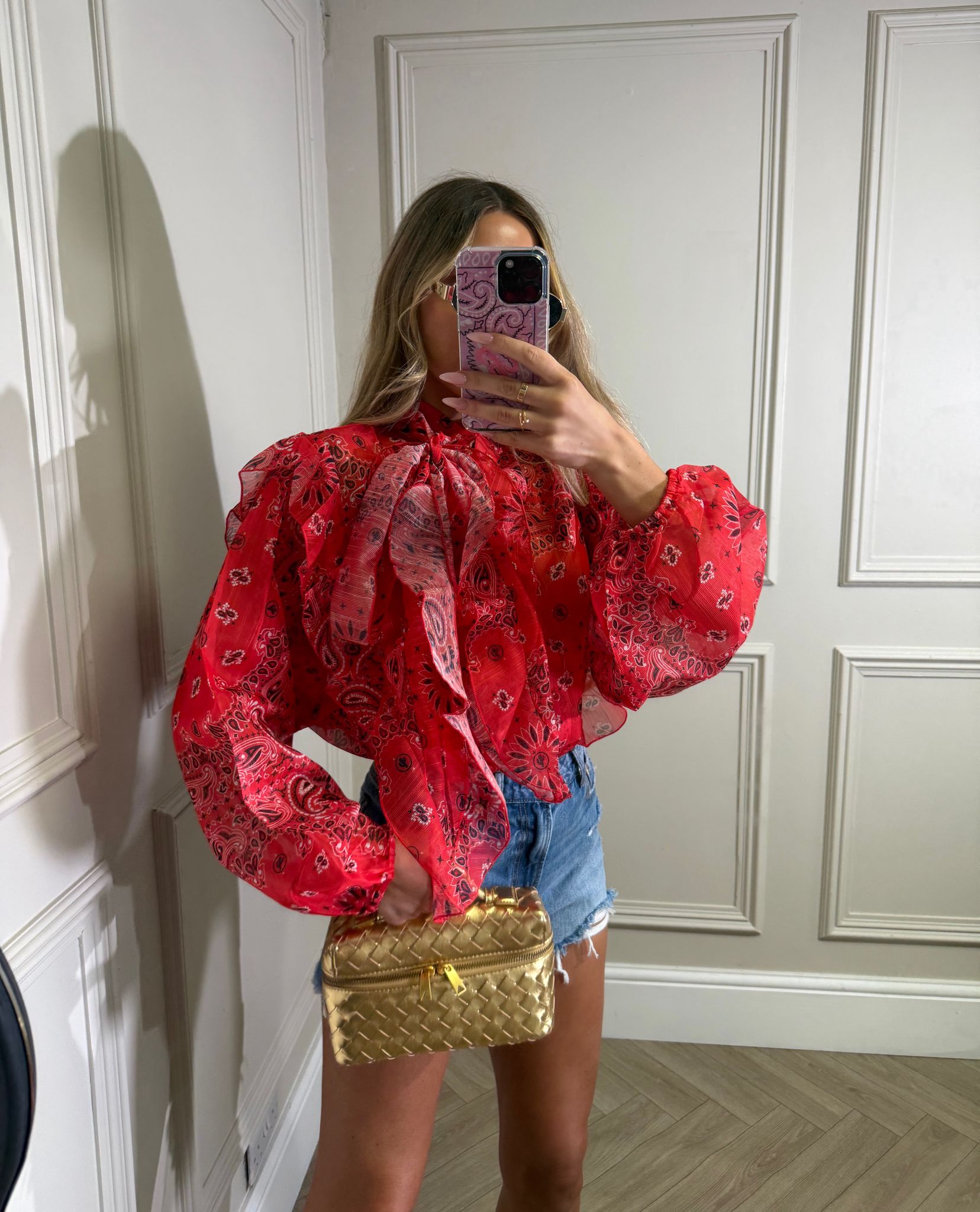 Bandana shirt - Red