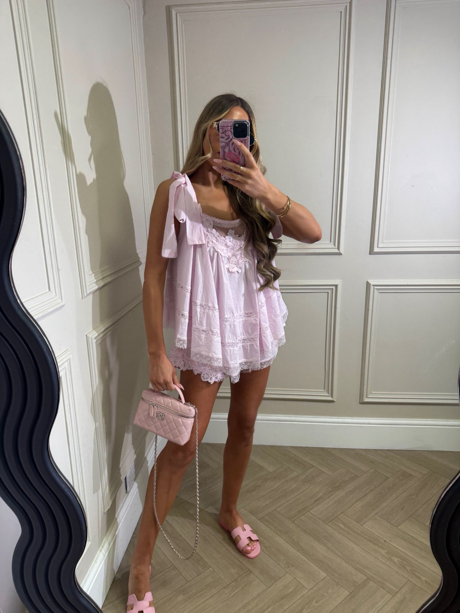Luxury tie set - pink