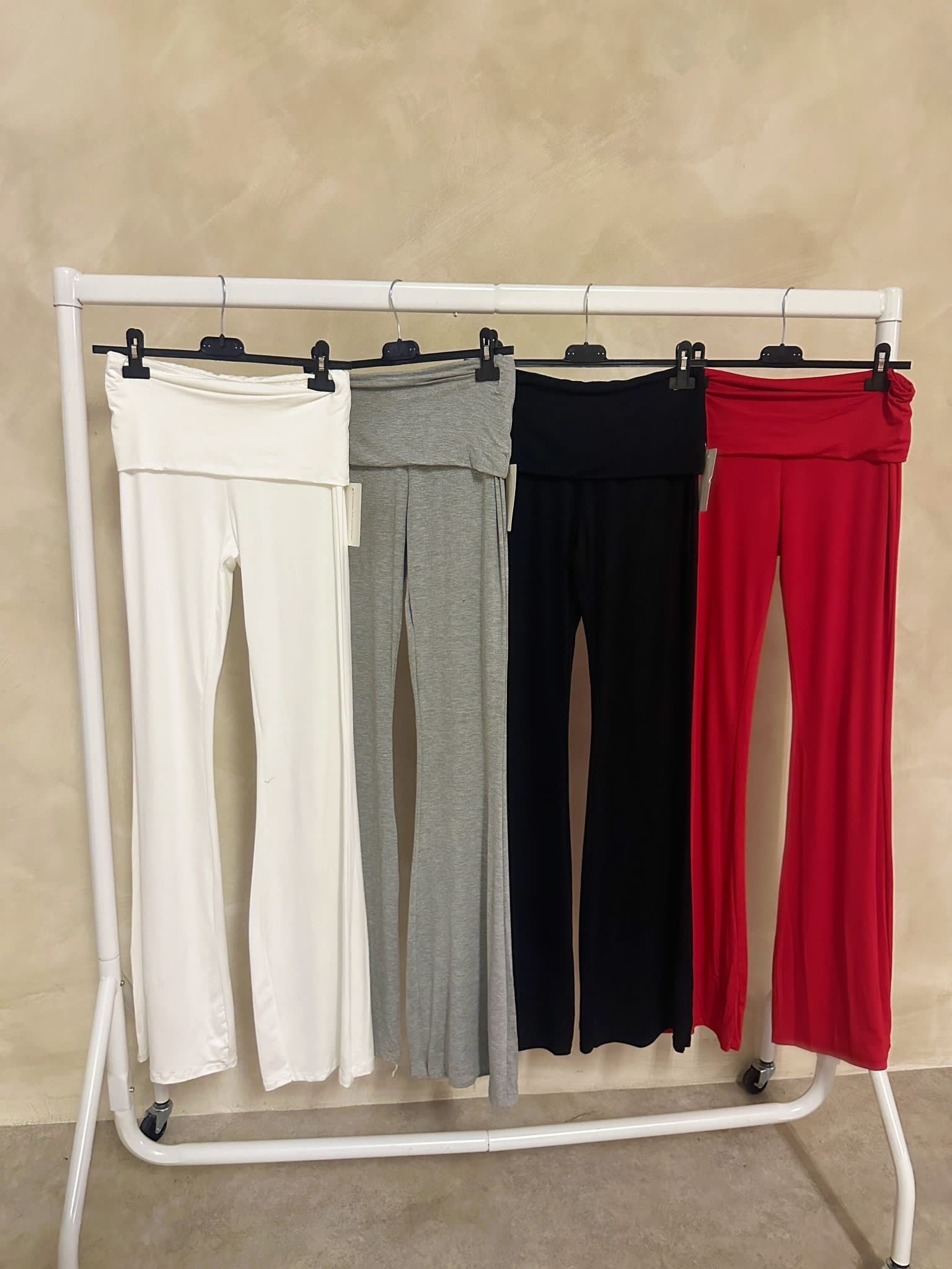 White - yoga trousers