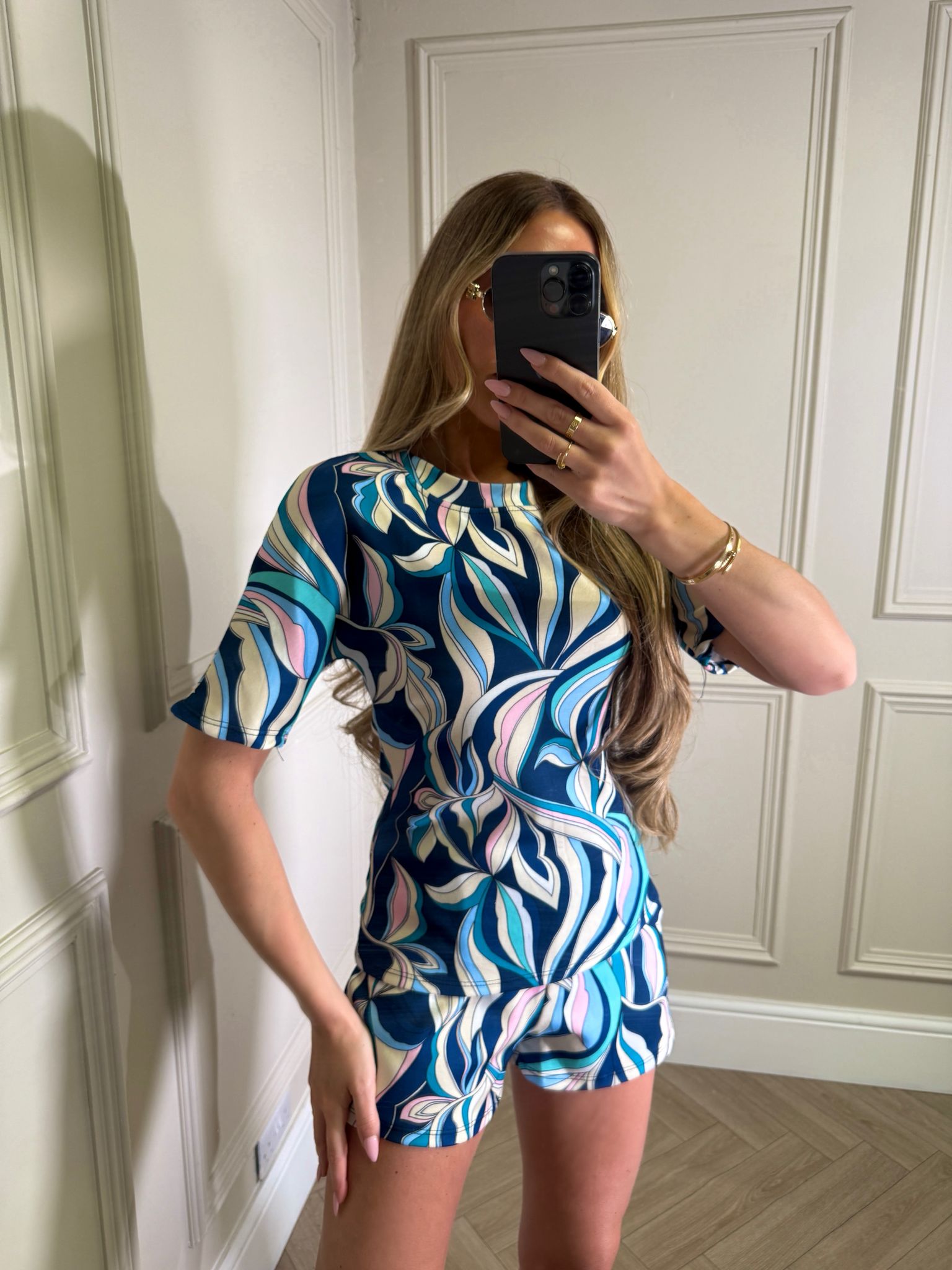 Lori pattern co-ord - blue