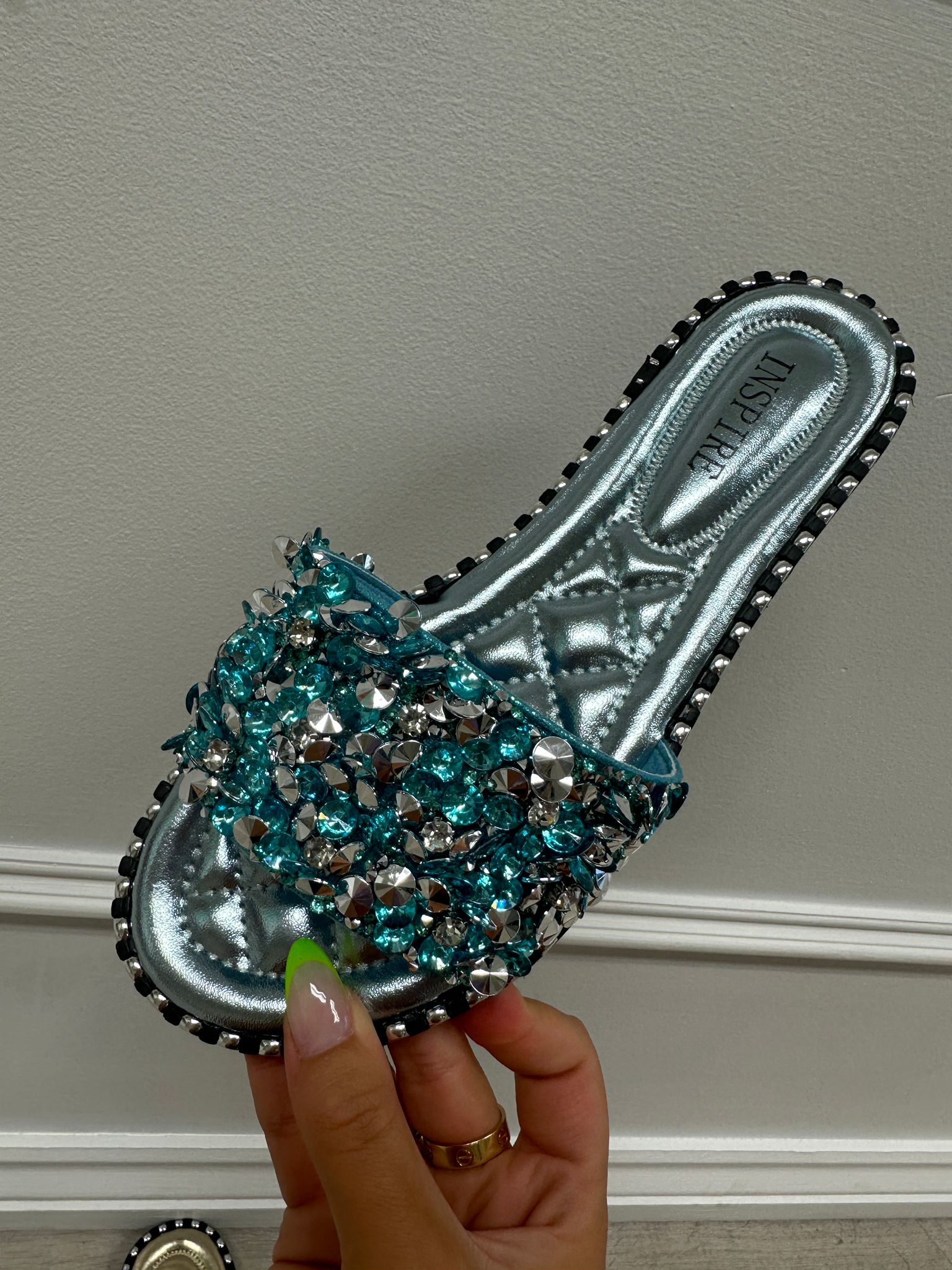 Sequin Slide Sandals - All Colours
