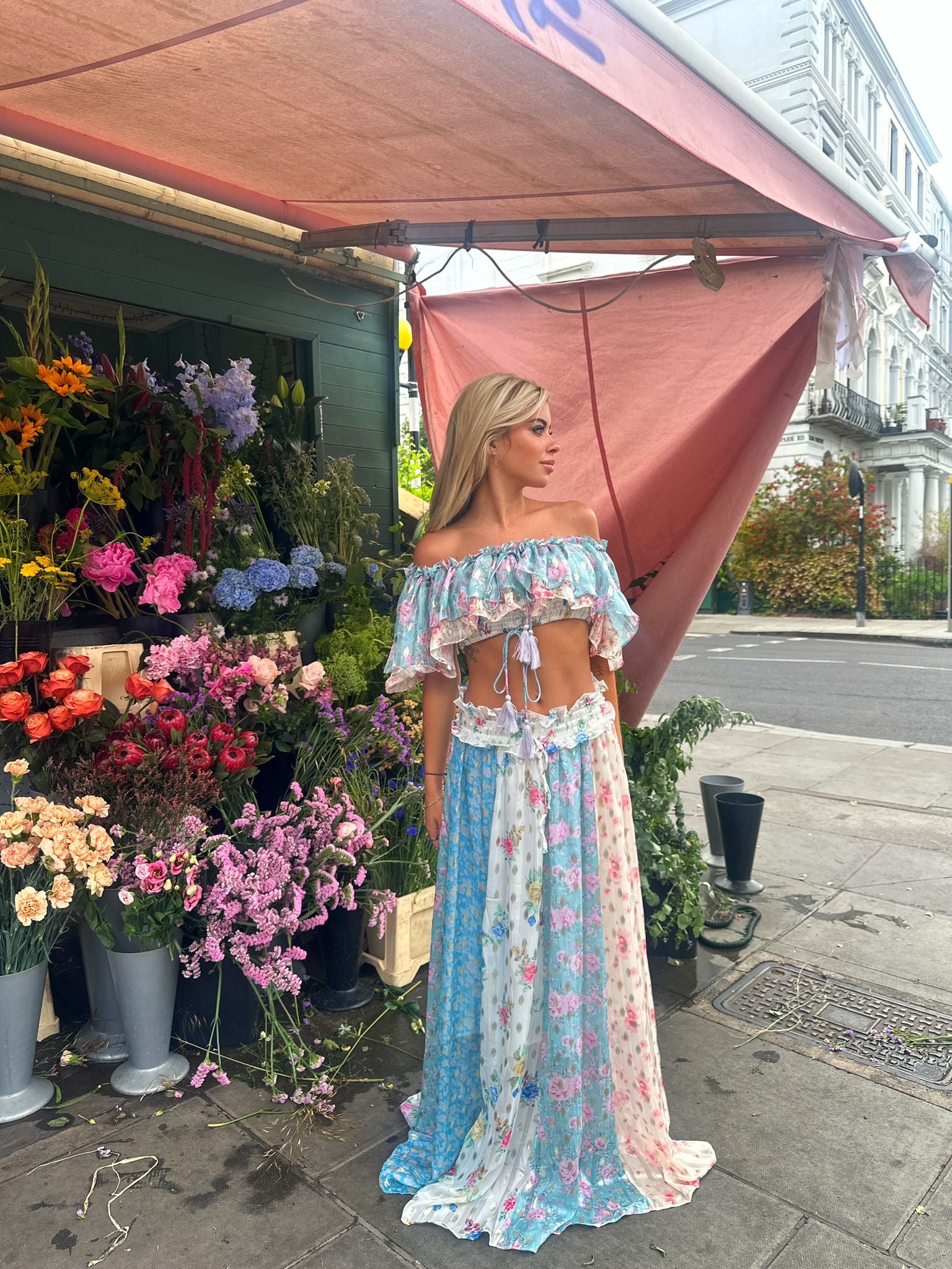 Santorini rose boho set