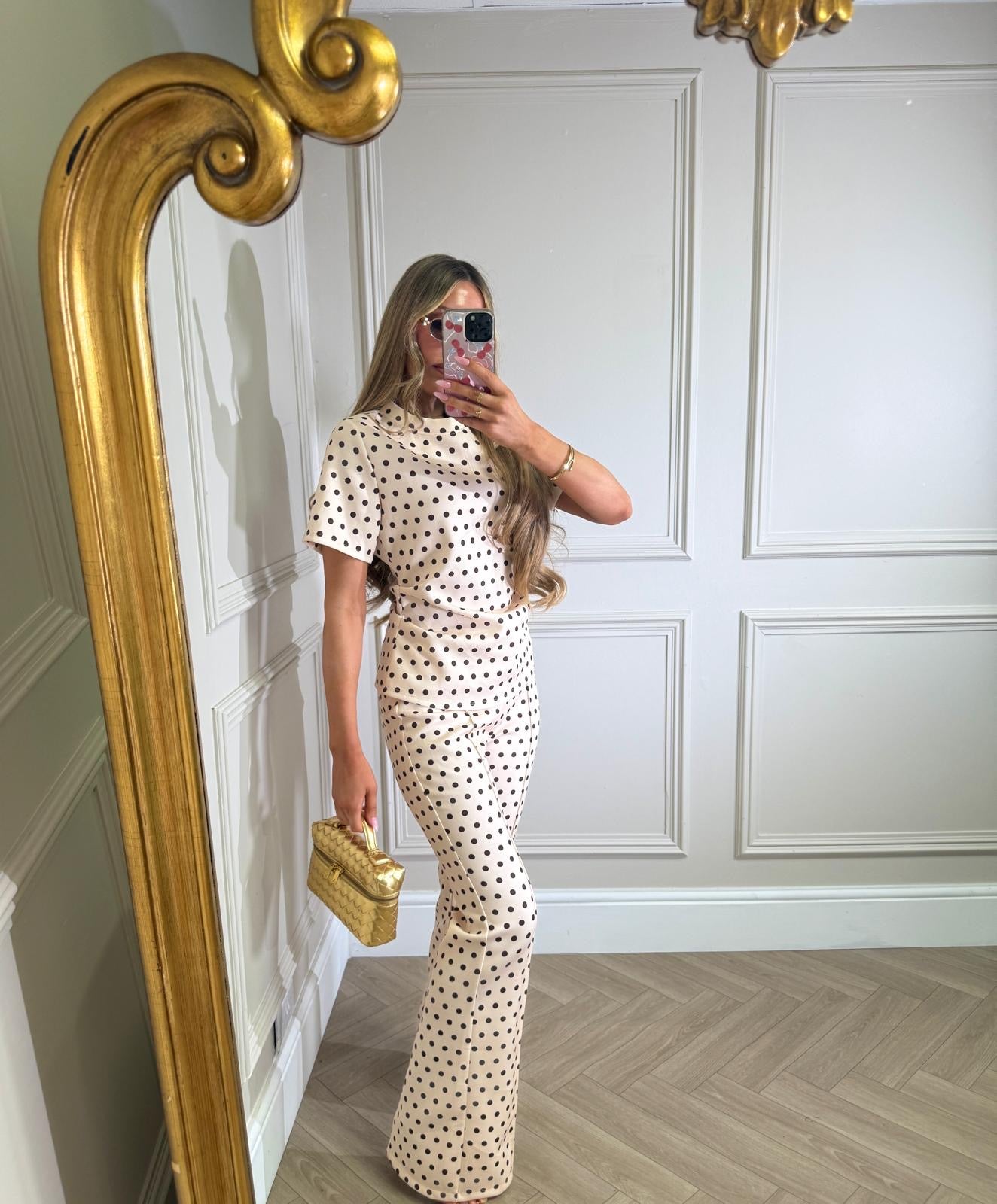 Dottie trouser set - beige