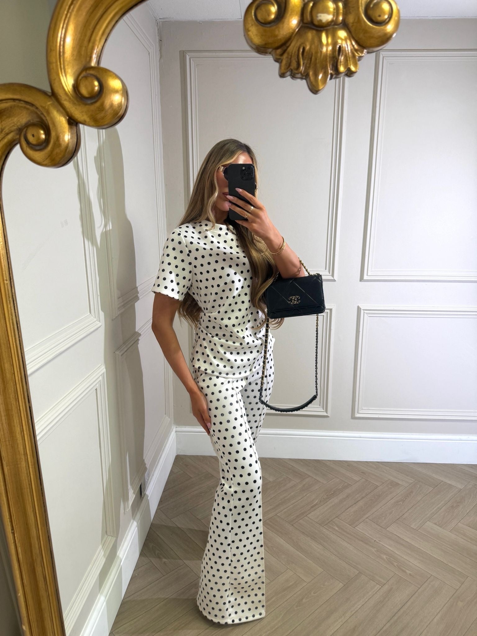 Dottie trouser set - white