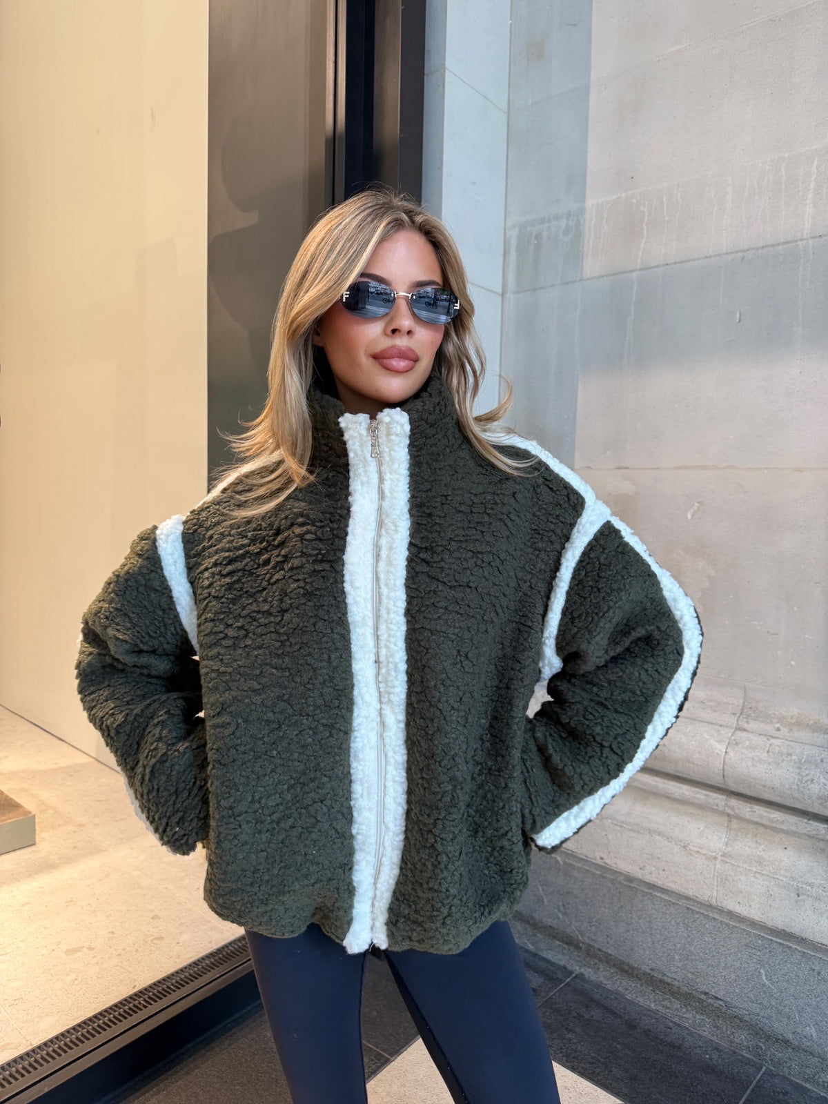 Teddy Jacket - khaki