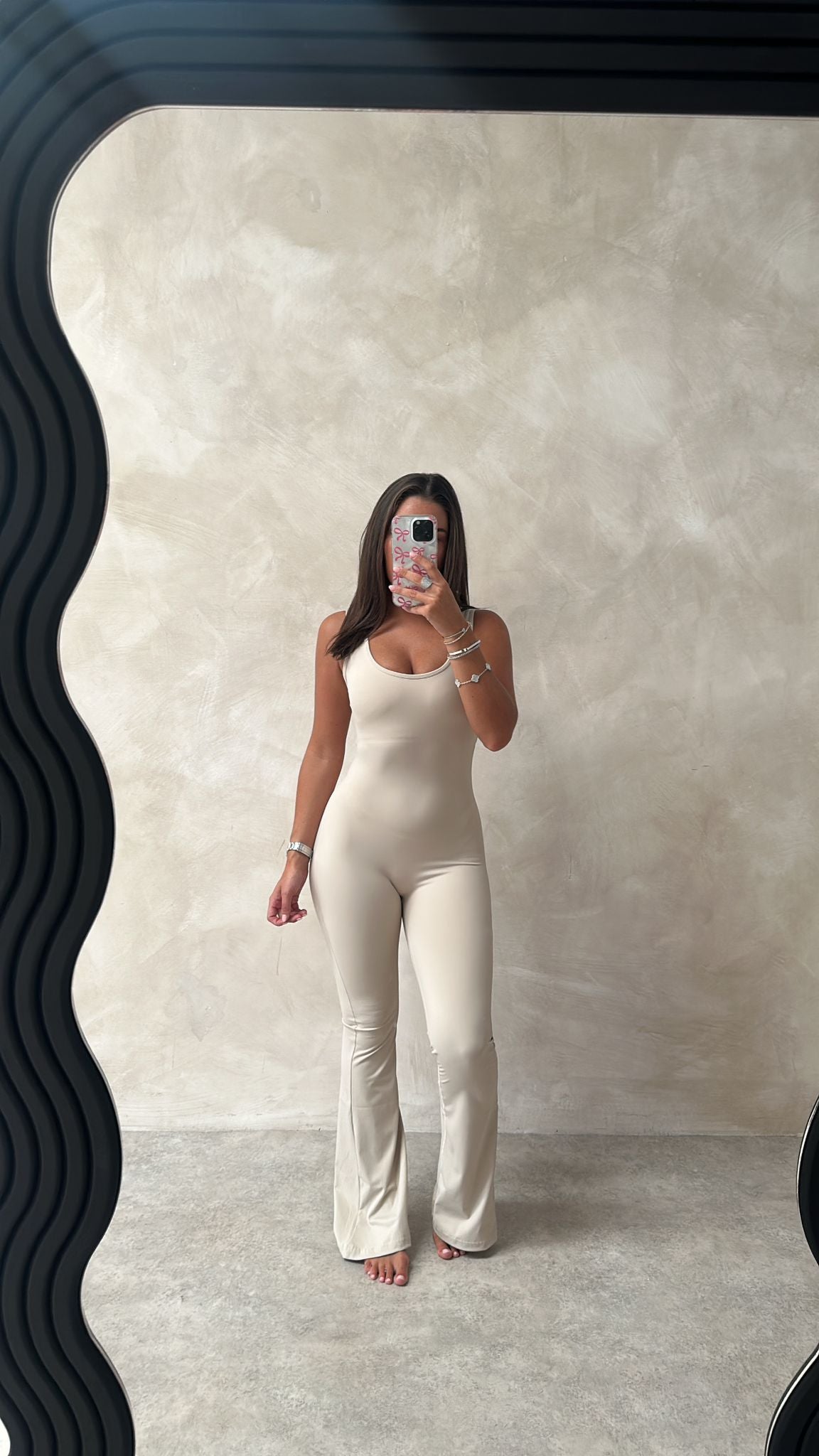 Sculpt unitard - cream