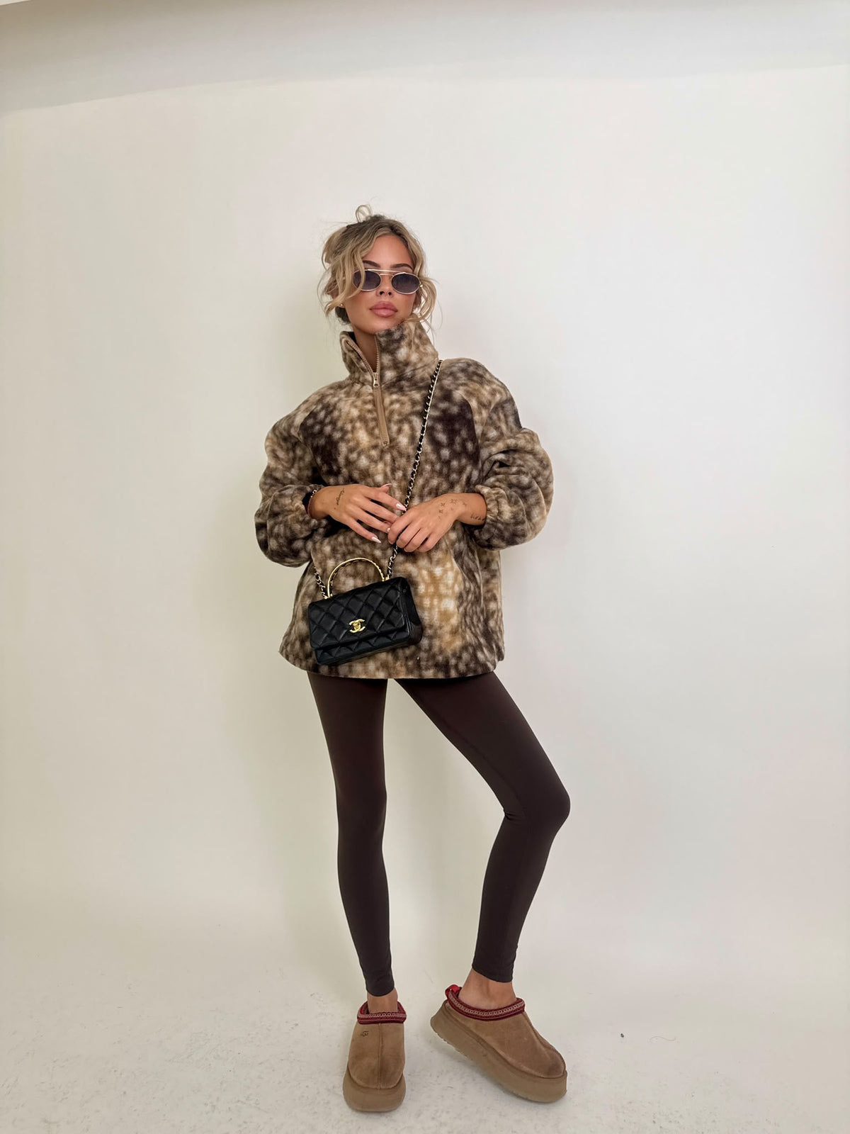 Deer fleece jumper
