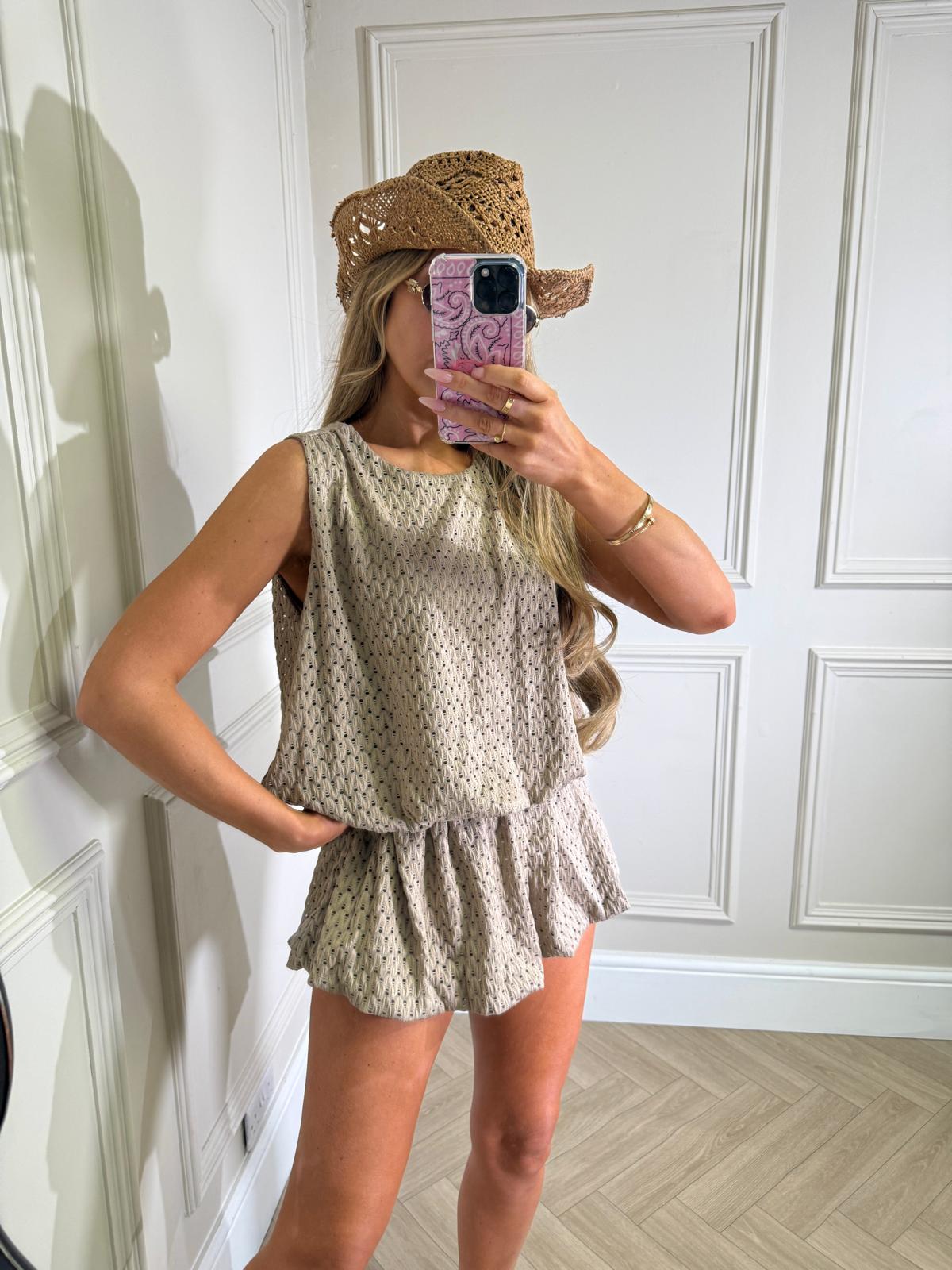 Thea co-ord - mocha