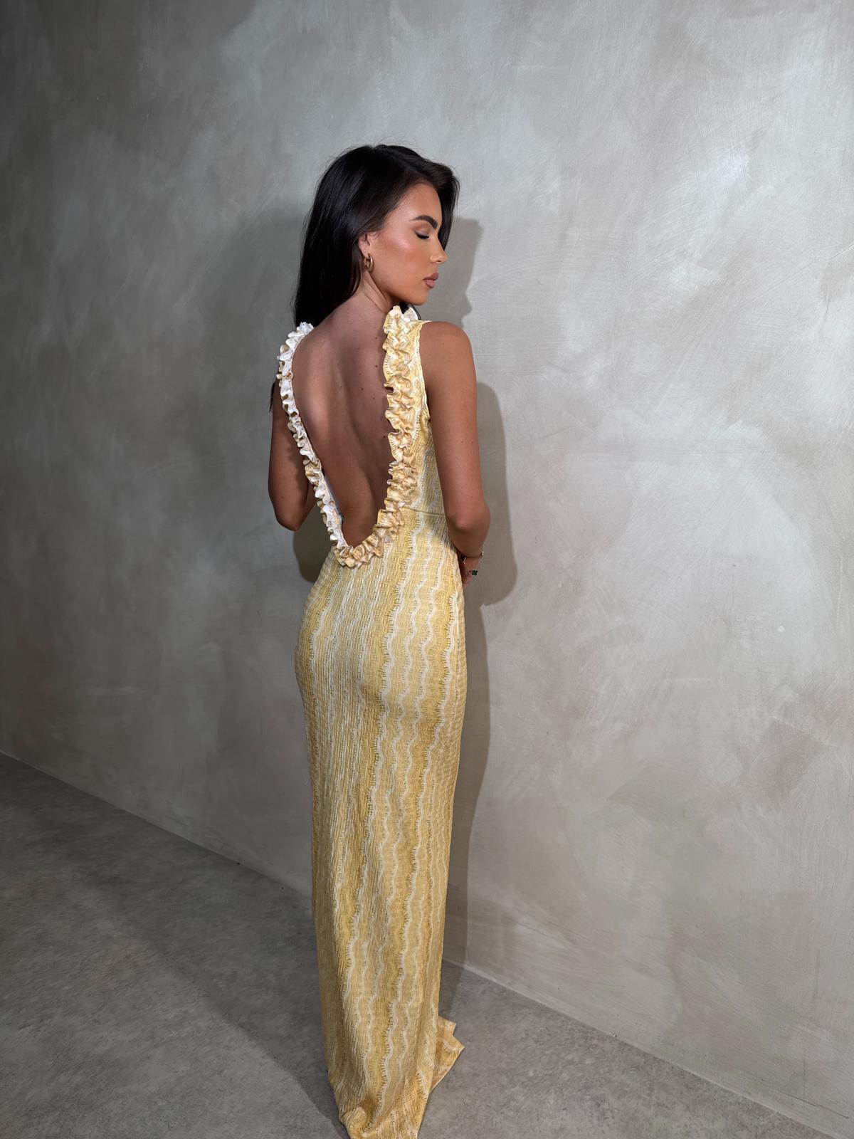 Maisey Maxi Dress - yellow