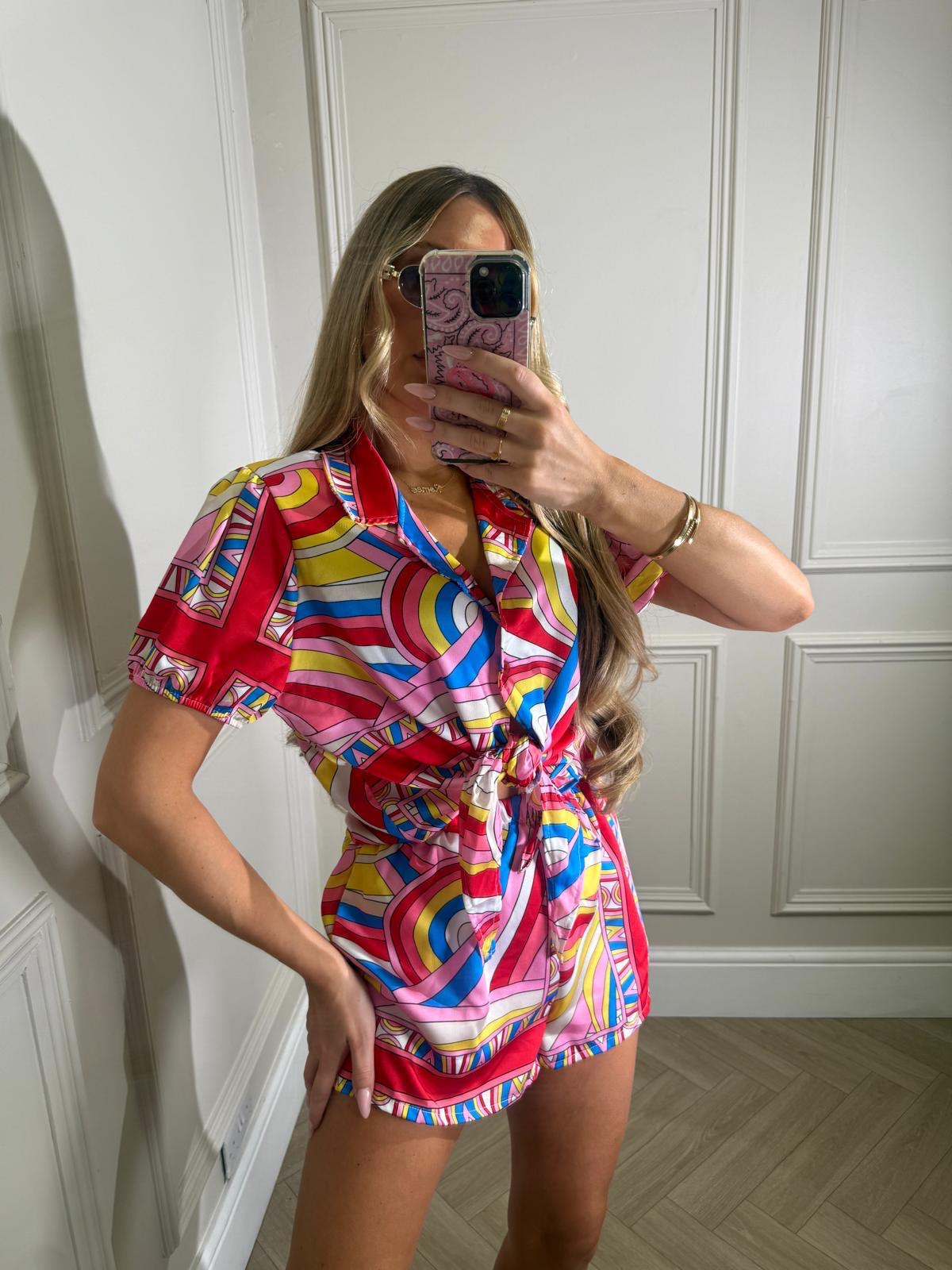 Miranda two piece set - red