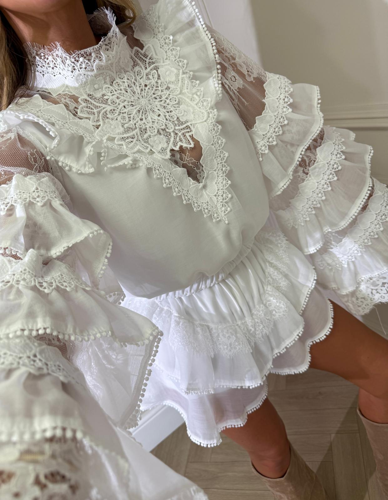 Florentina co-ord - white