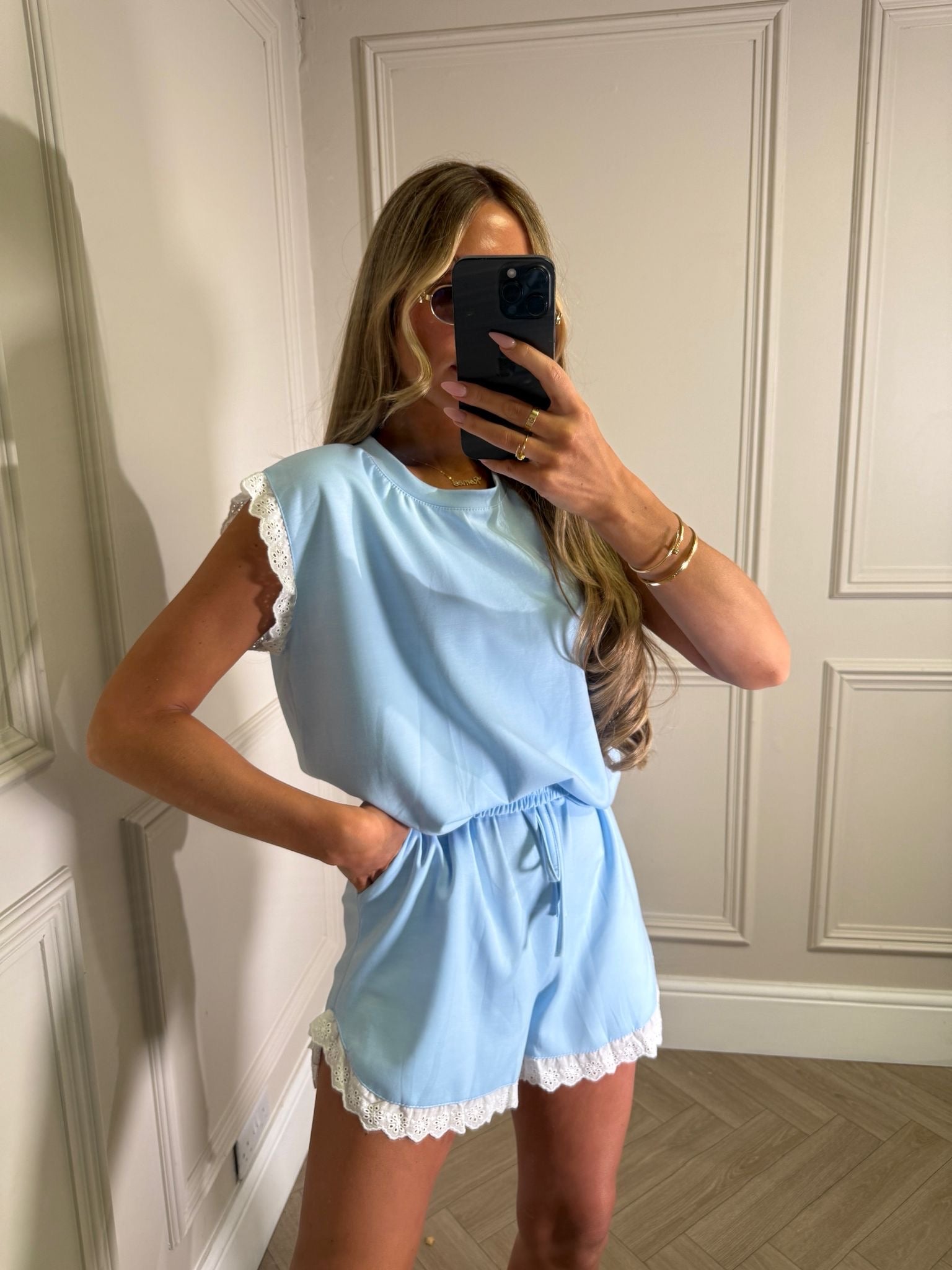 Evie two piece - blue