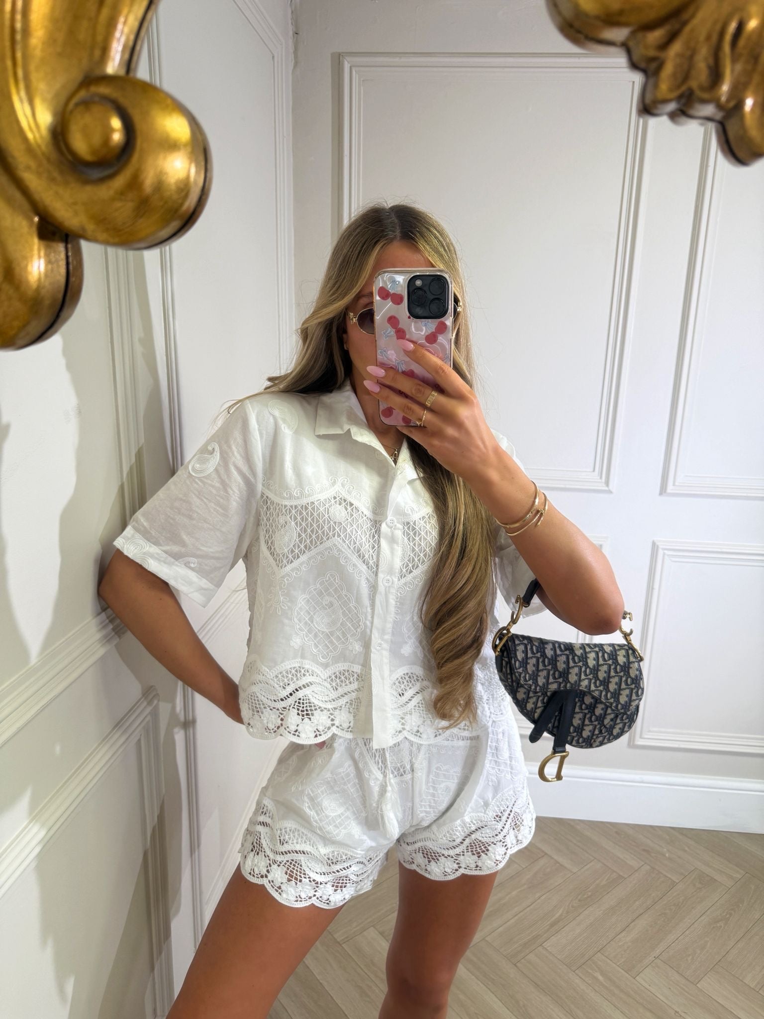 Nova two piece co-ord - white