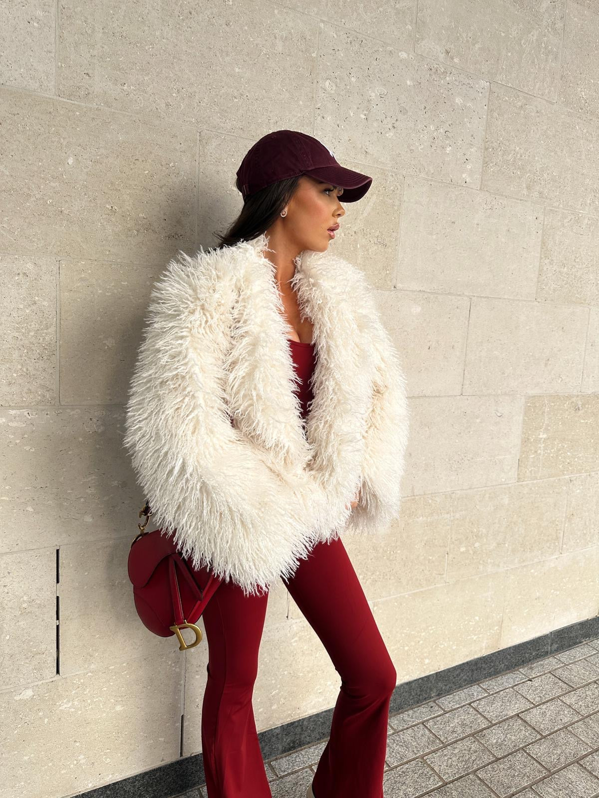 Fur jacket - ivory