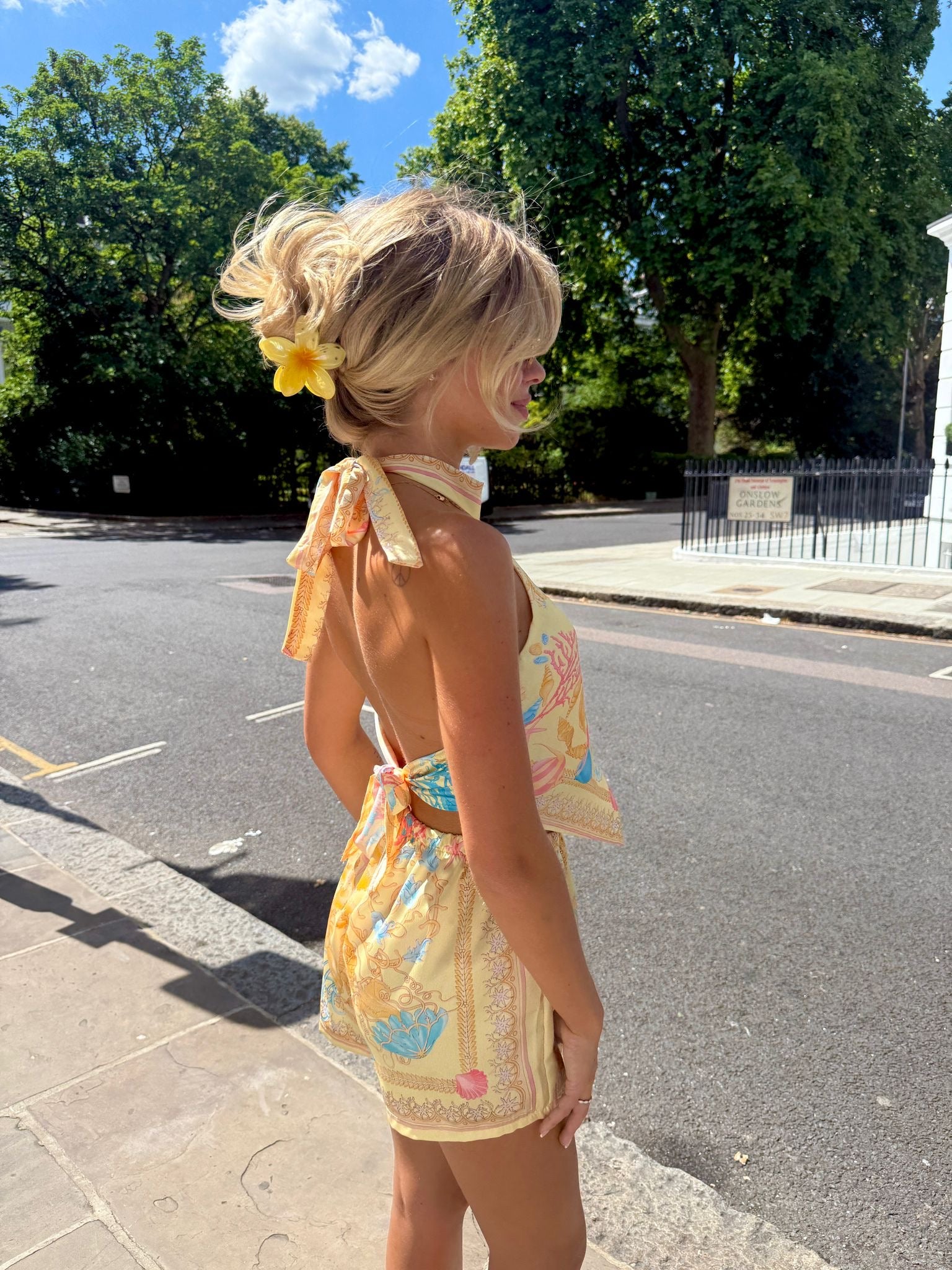 Vivi Silk Shell Co-Ord - Yellow