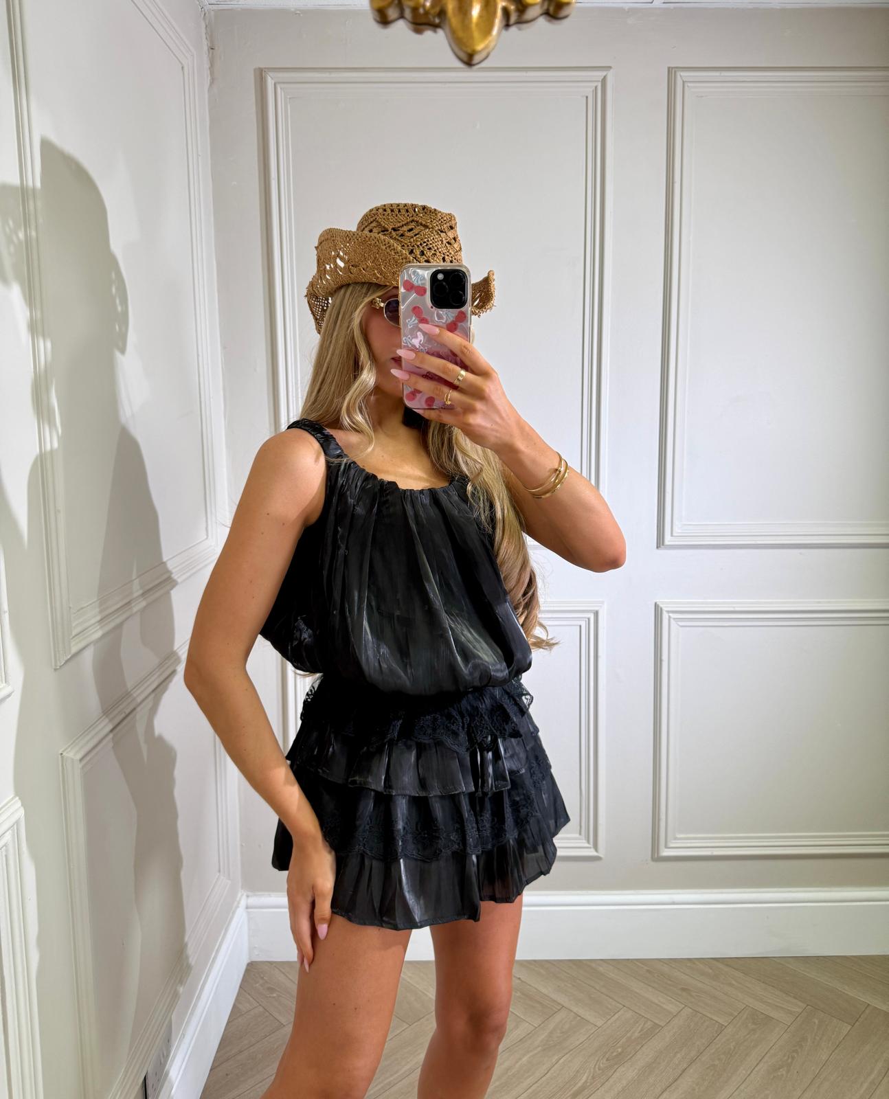 Rosa Playsuit - black