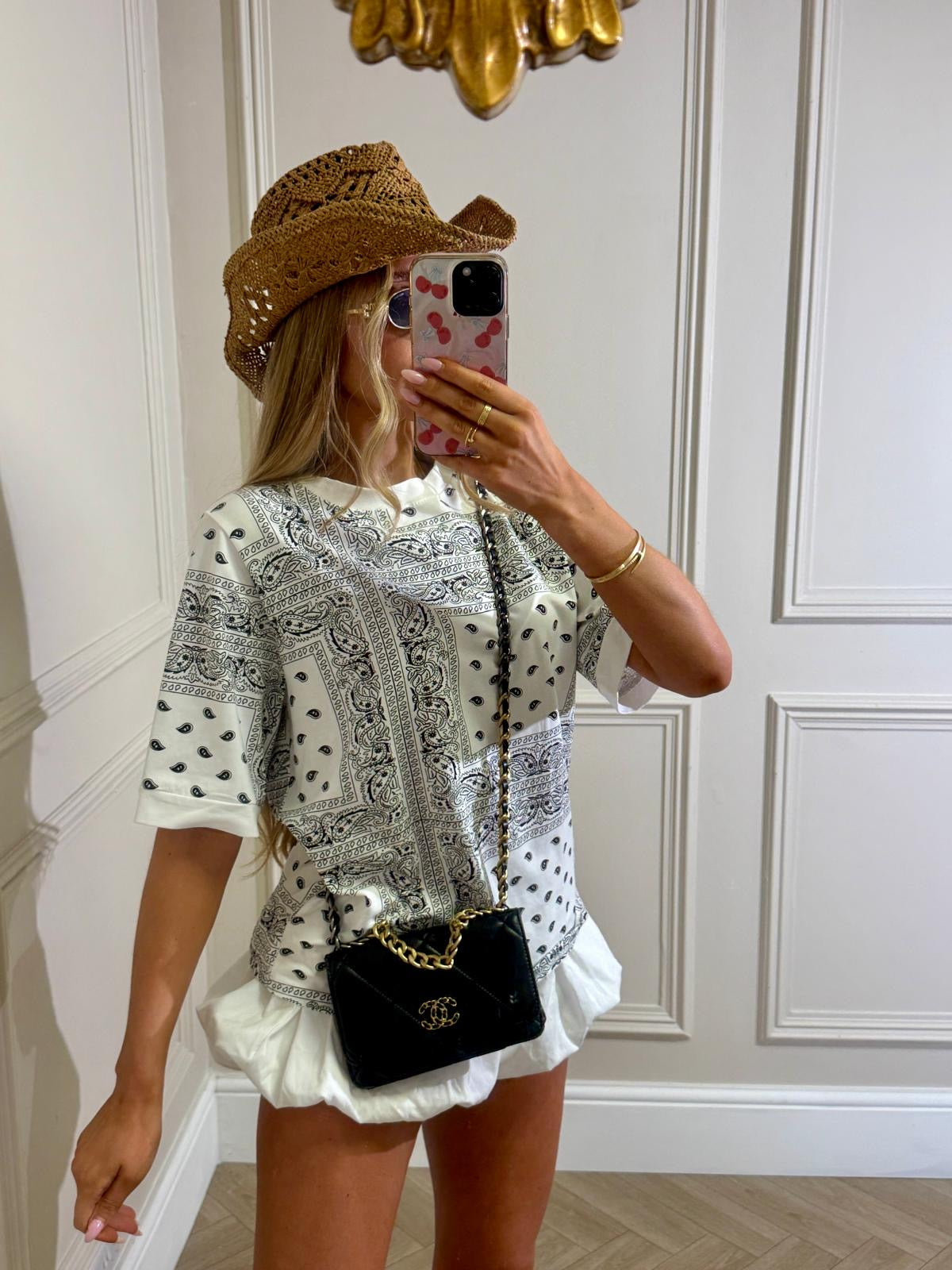 Bandana tshirt - white