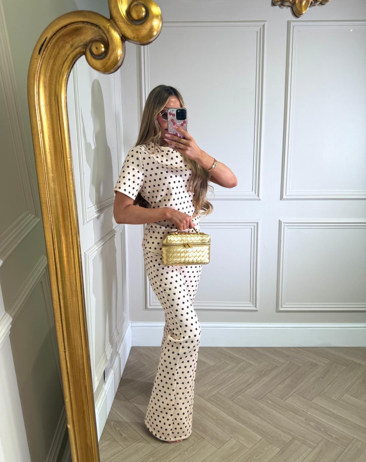 Dottie trouser set - beige