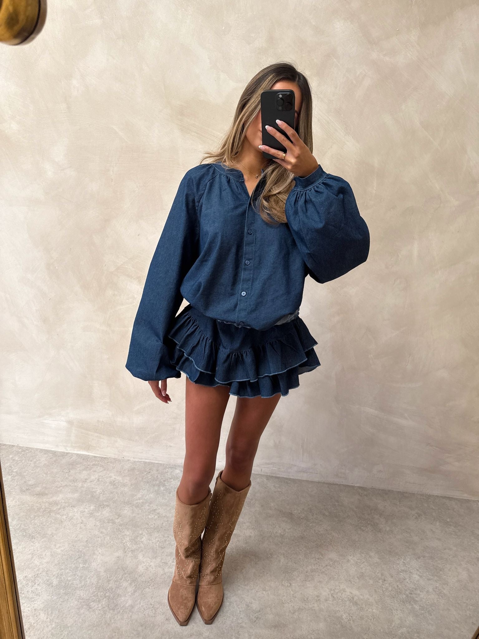 New Dark Denim Two Piece Co-Ord