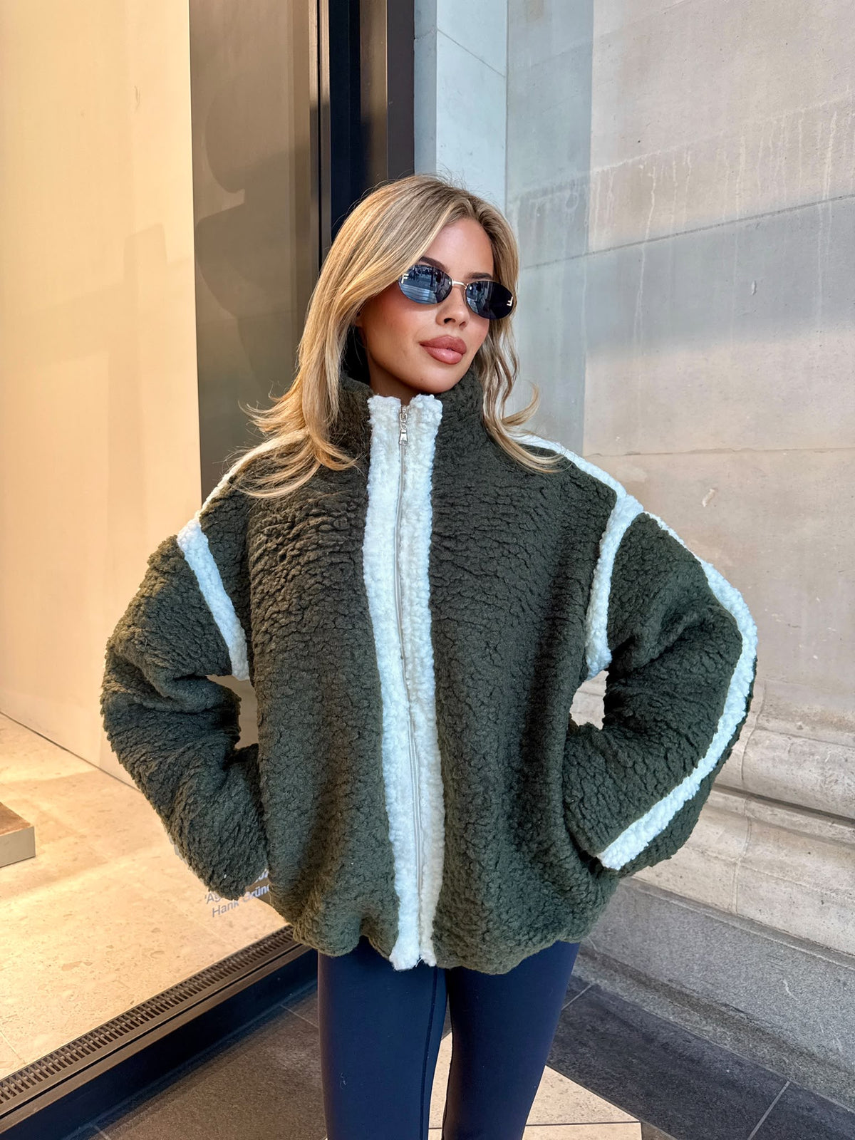 Teddy Jacket - khaki