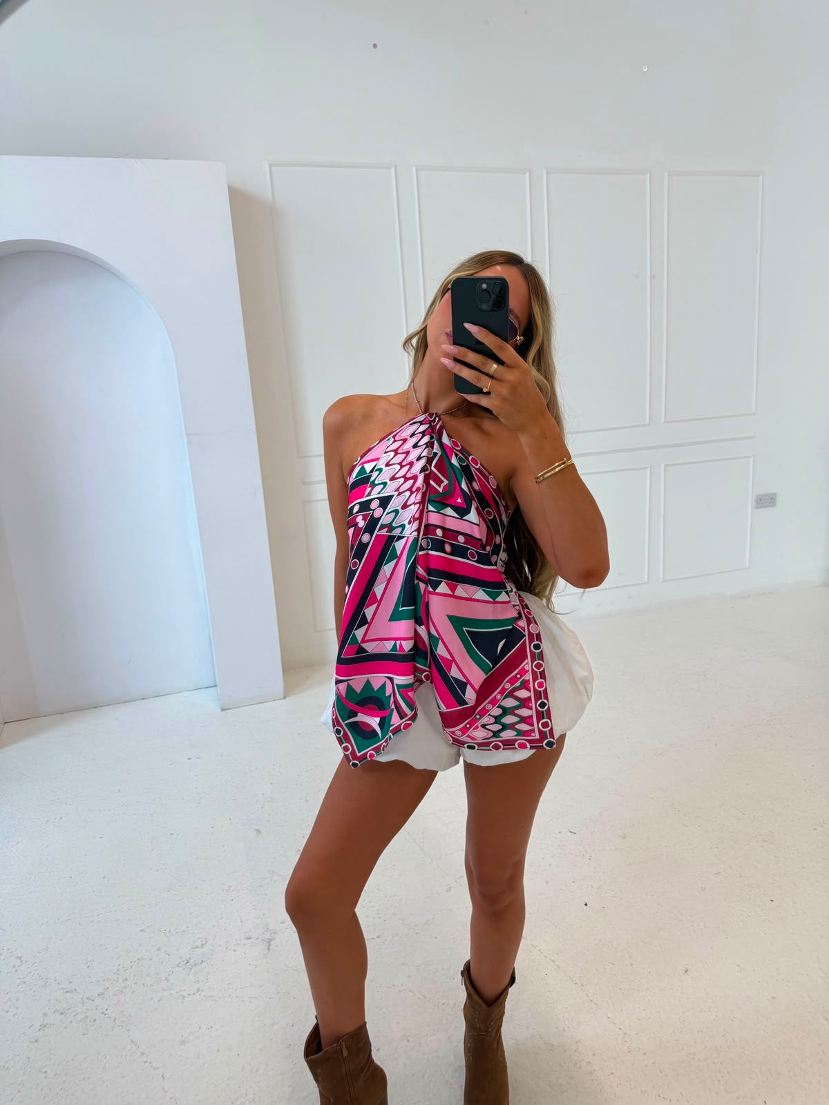 Pooch top - pink mix