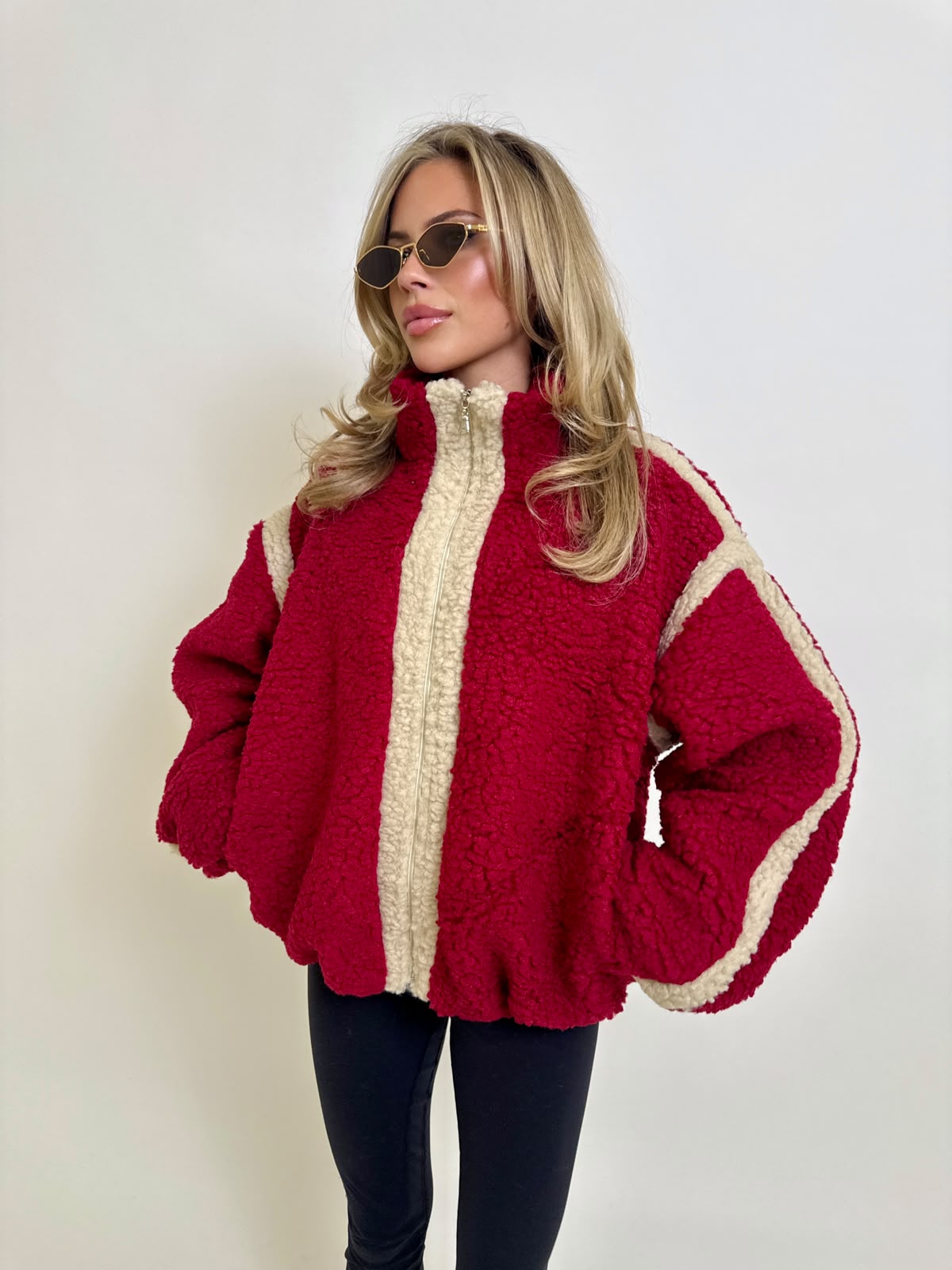 Teddy Jacket - red