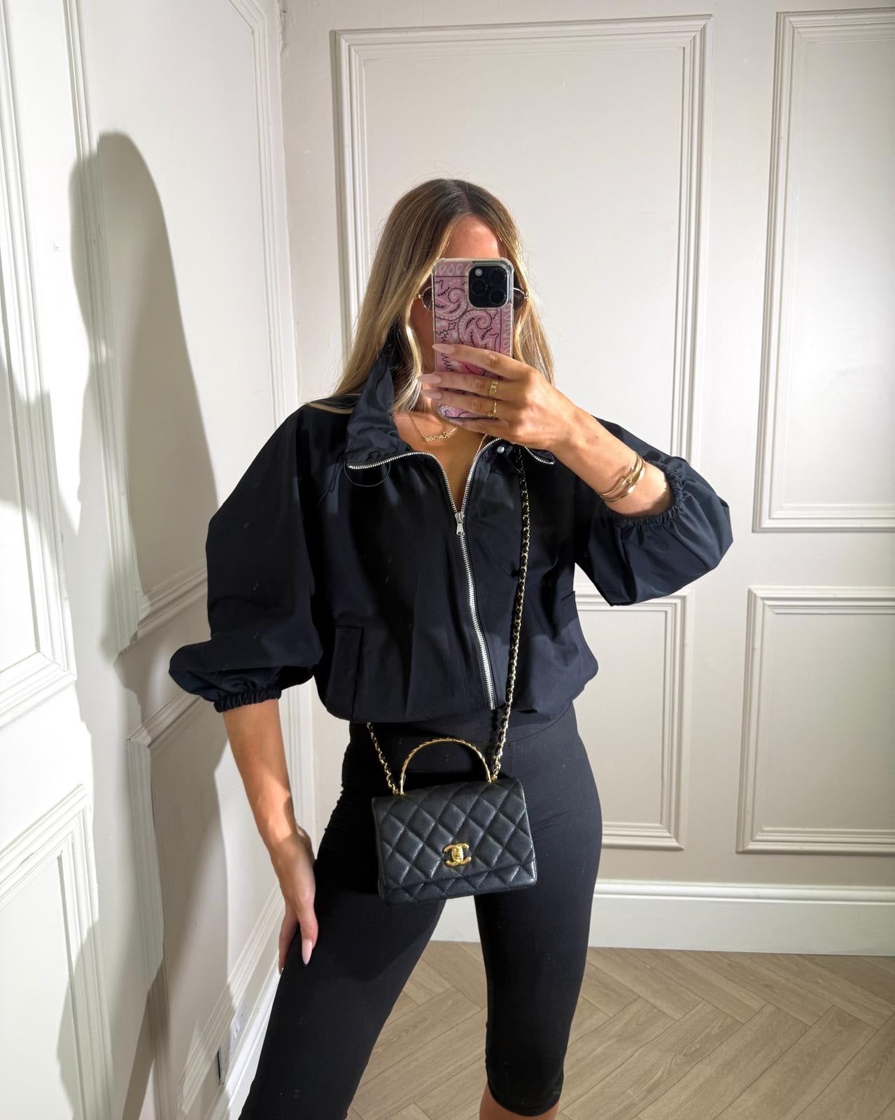 Light weight jacket - black