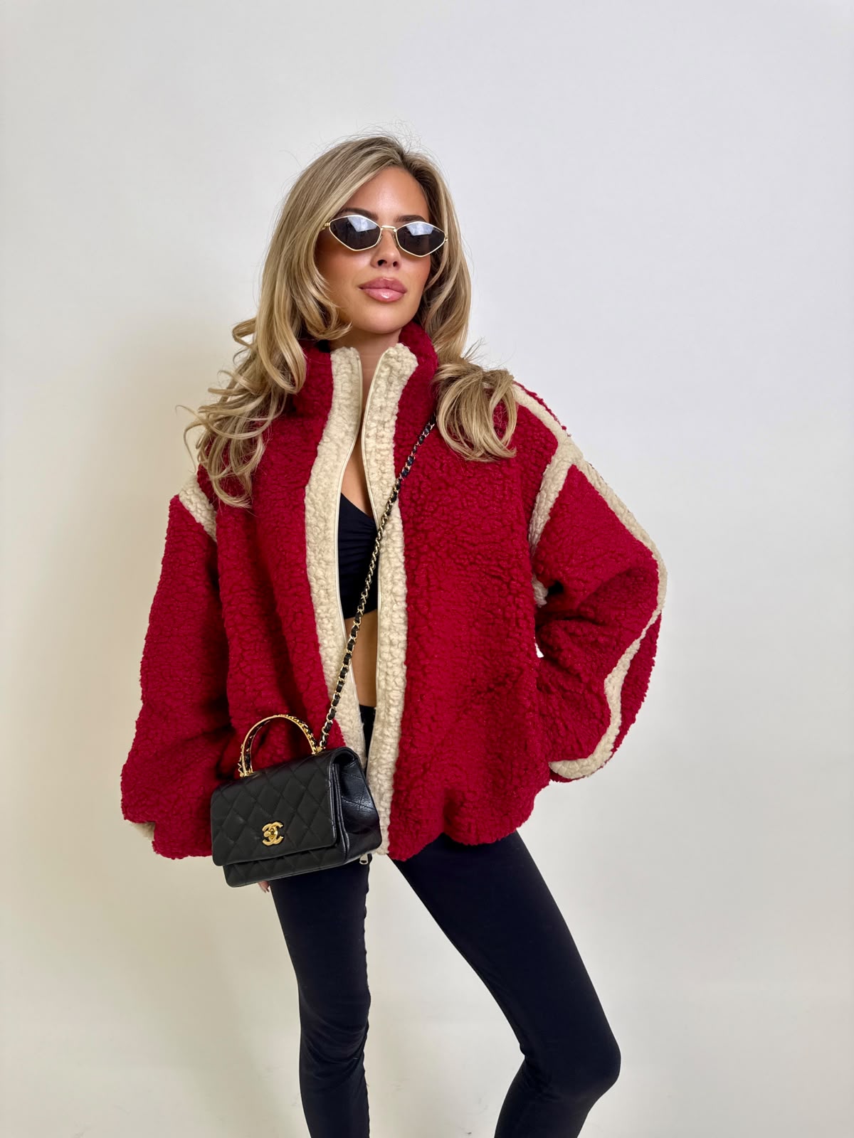 Teddy Jacket - red