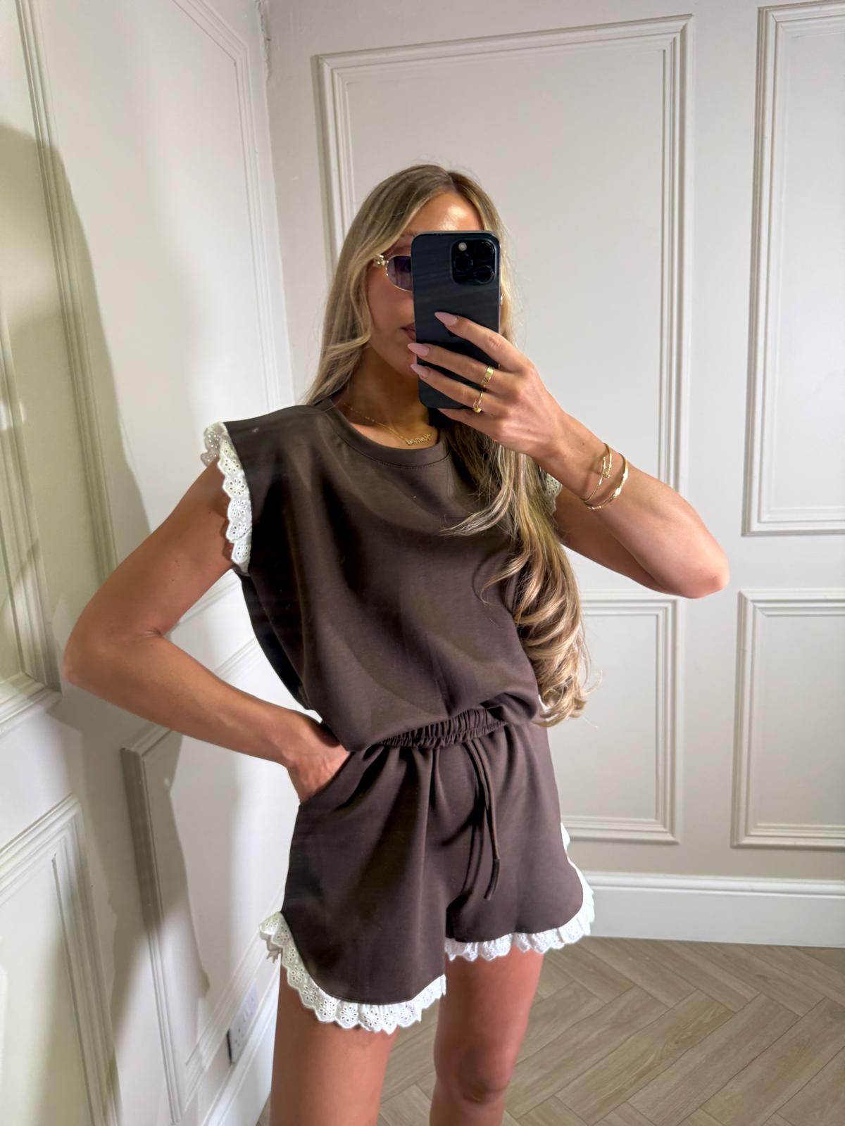 Evie two piece - brown