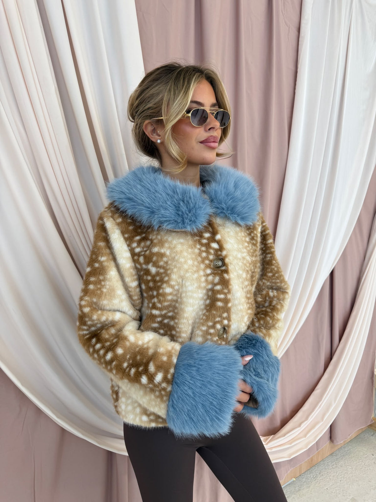 Bambi Jacket - Blue Fur
