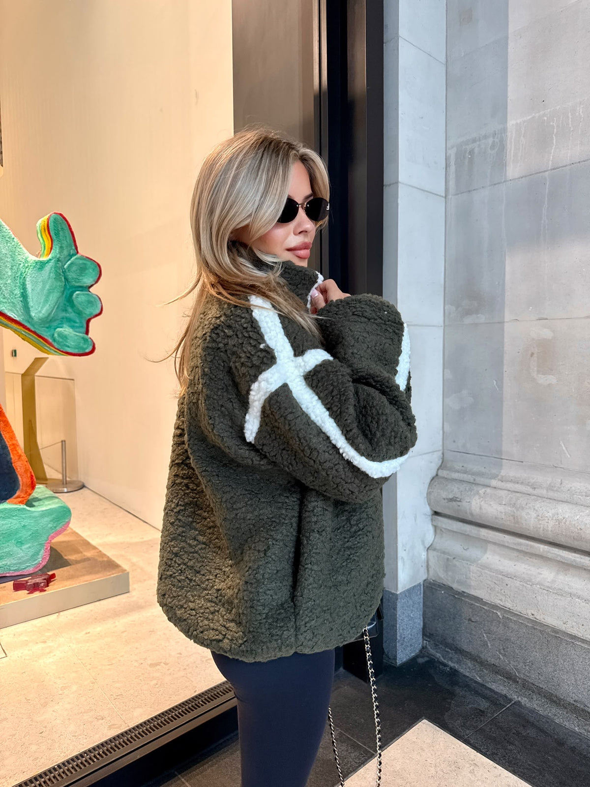Teddy Jacket - khaki