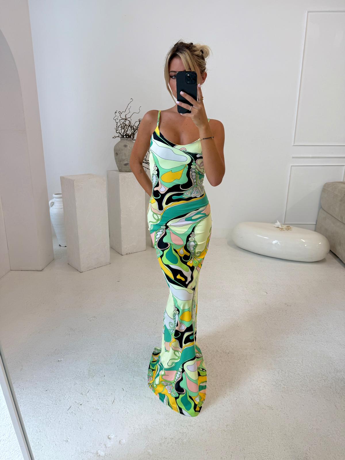 Primrose Maxi Dress - Green
