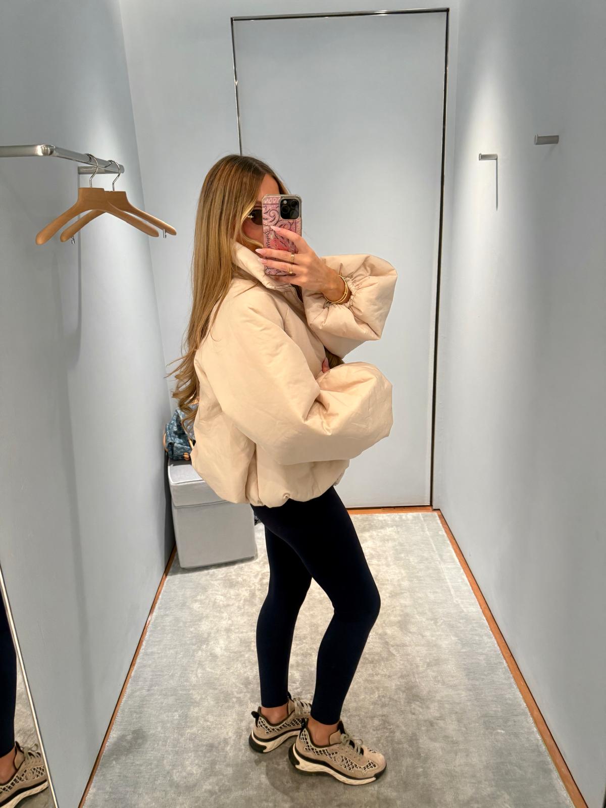 Bronte Puff Jacket - cream