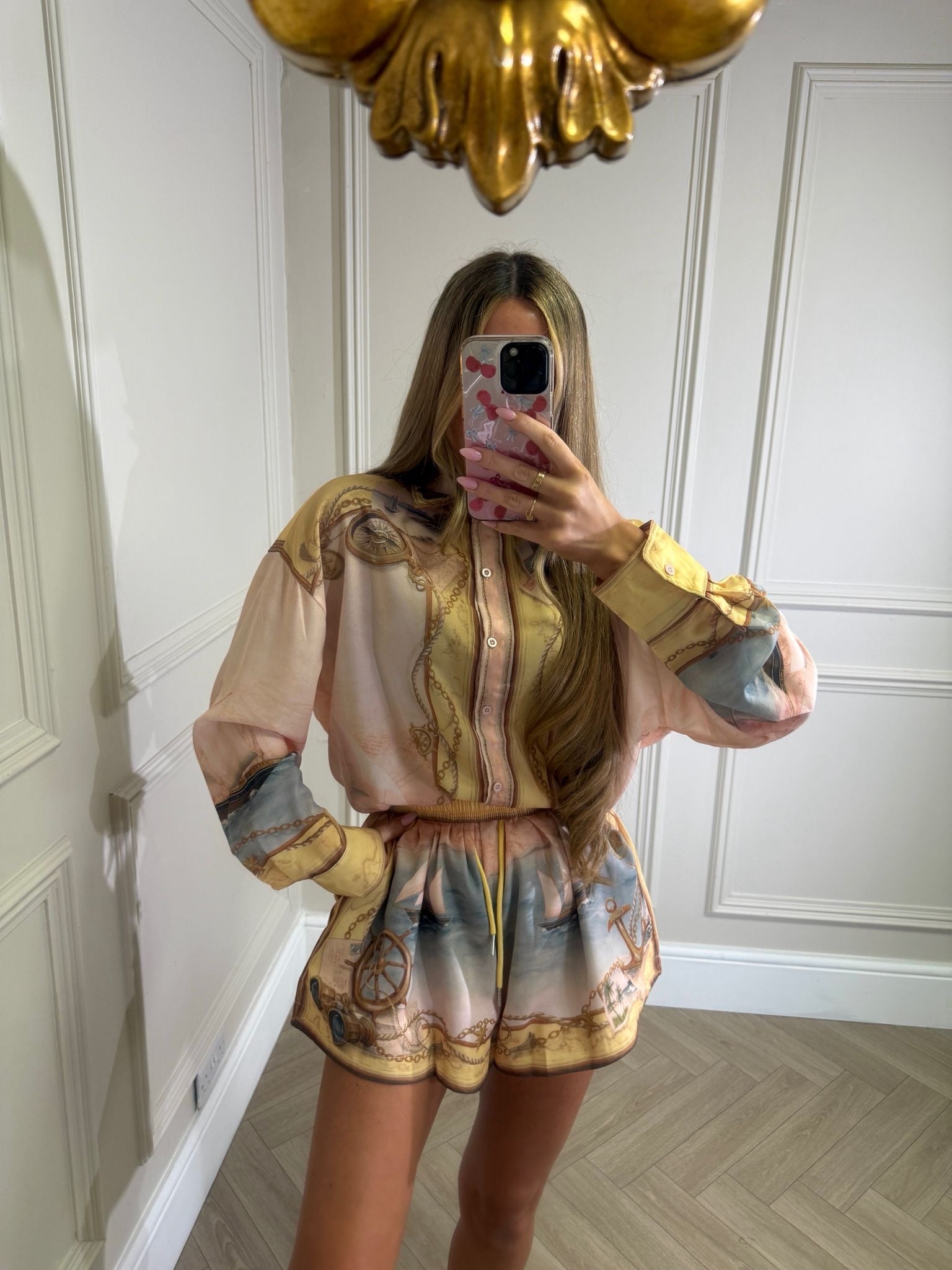 Luna shirt and short co-ord