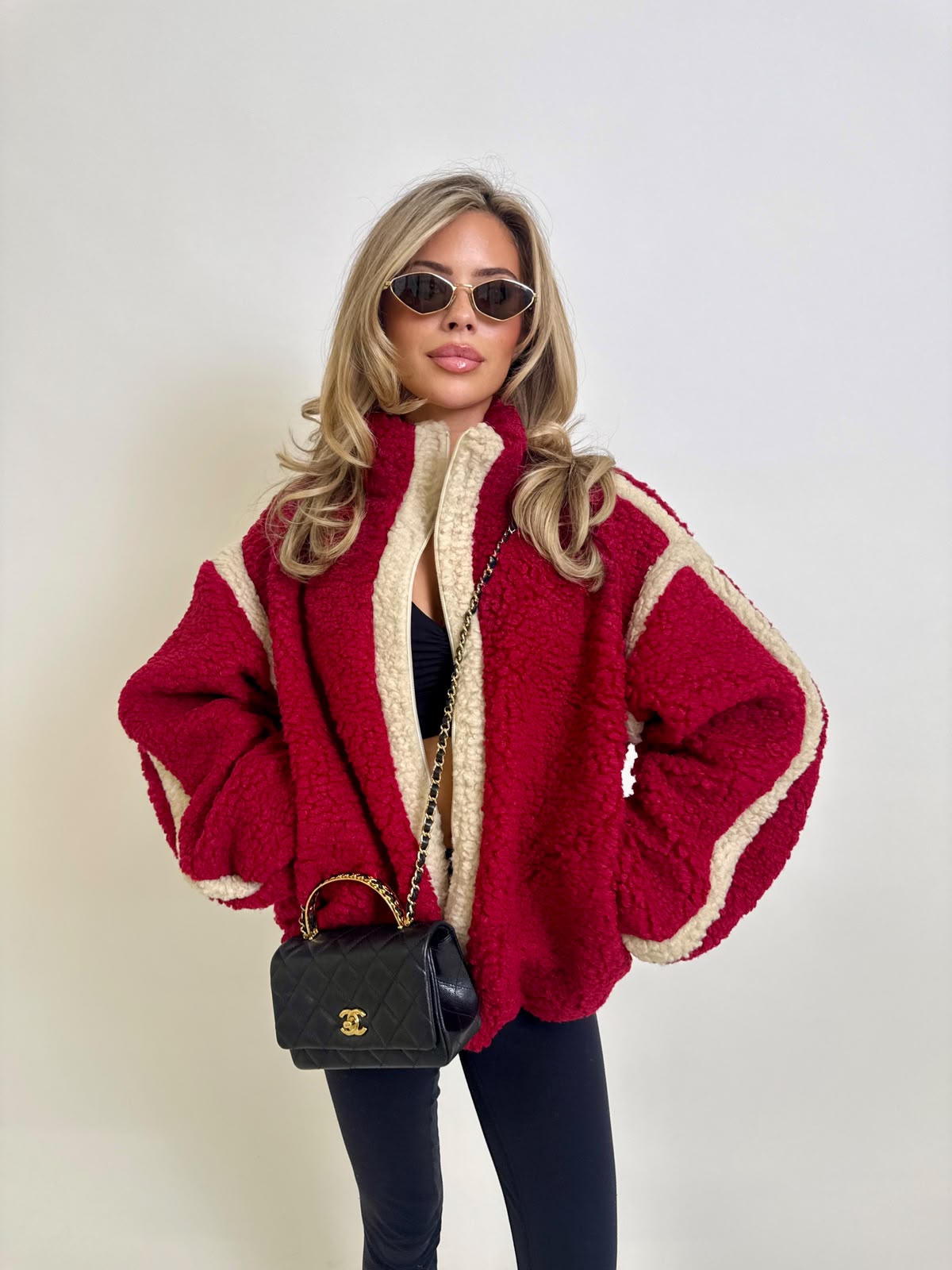 Teddy Jacket - red