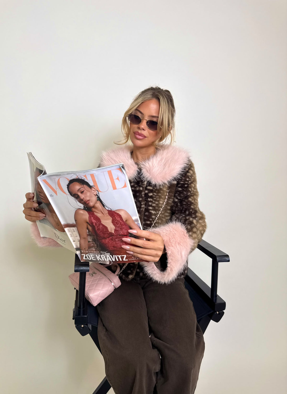 Bambi Jacket - Pink Fur