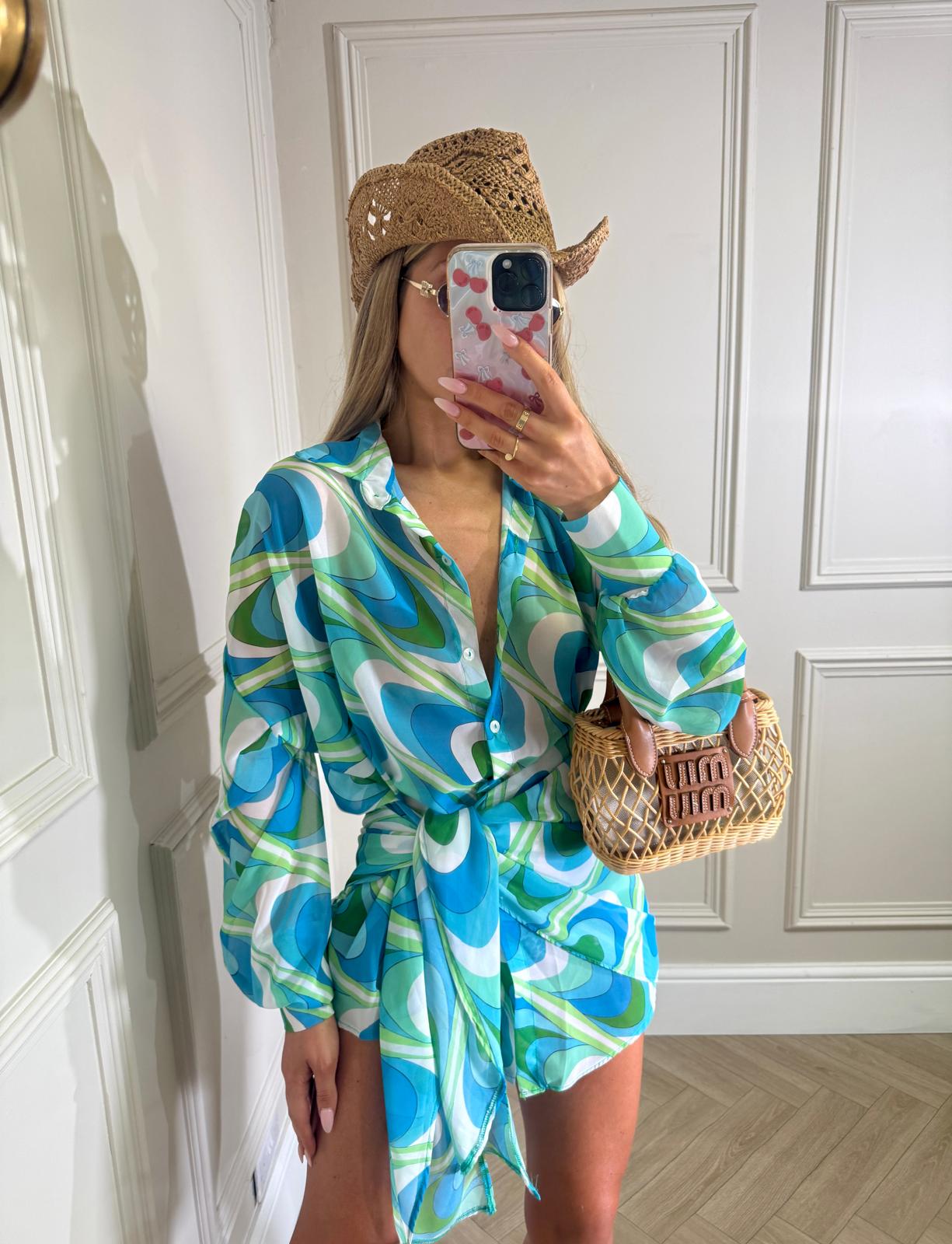 EXCLUSIVE stylehubuk sarong pattern set - blue