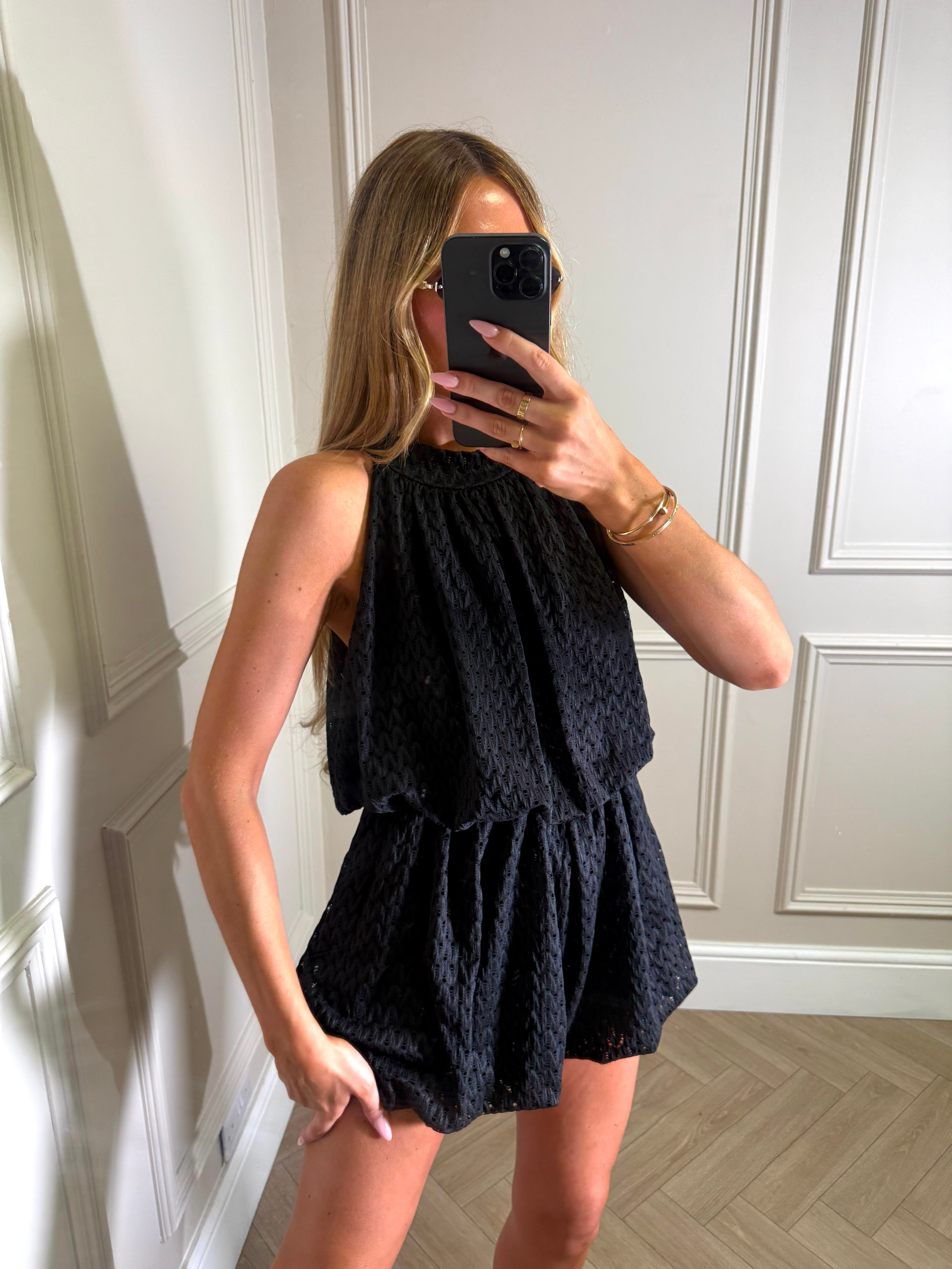 Lola playsuit - black