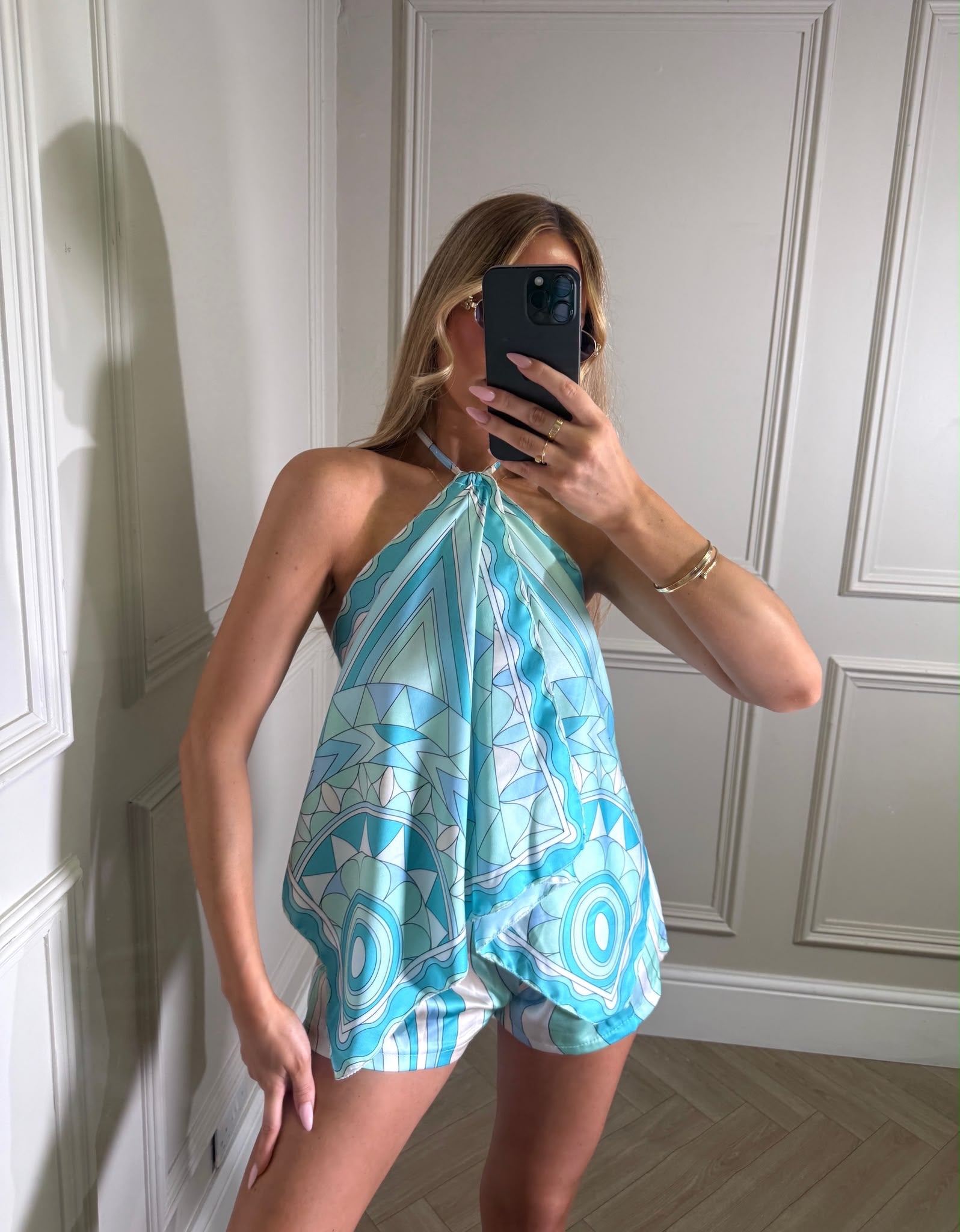 Ellie halteneck set - mint