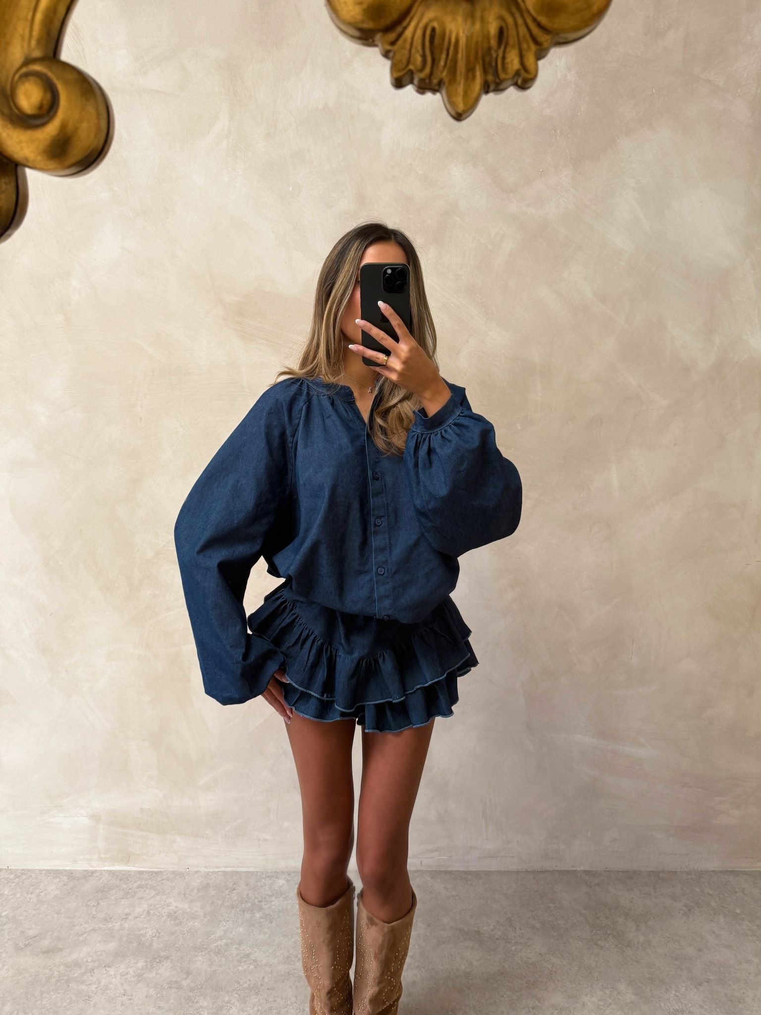 New Dark Denim Two Piece Co-Ord