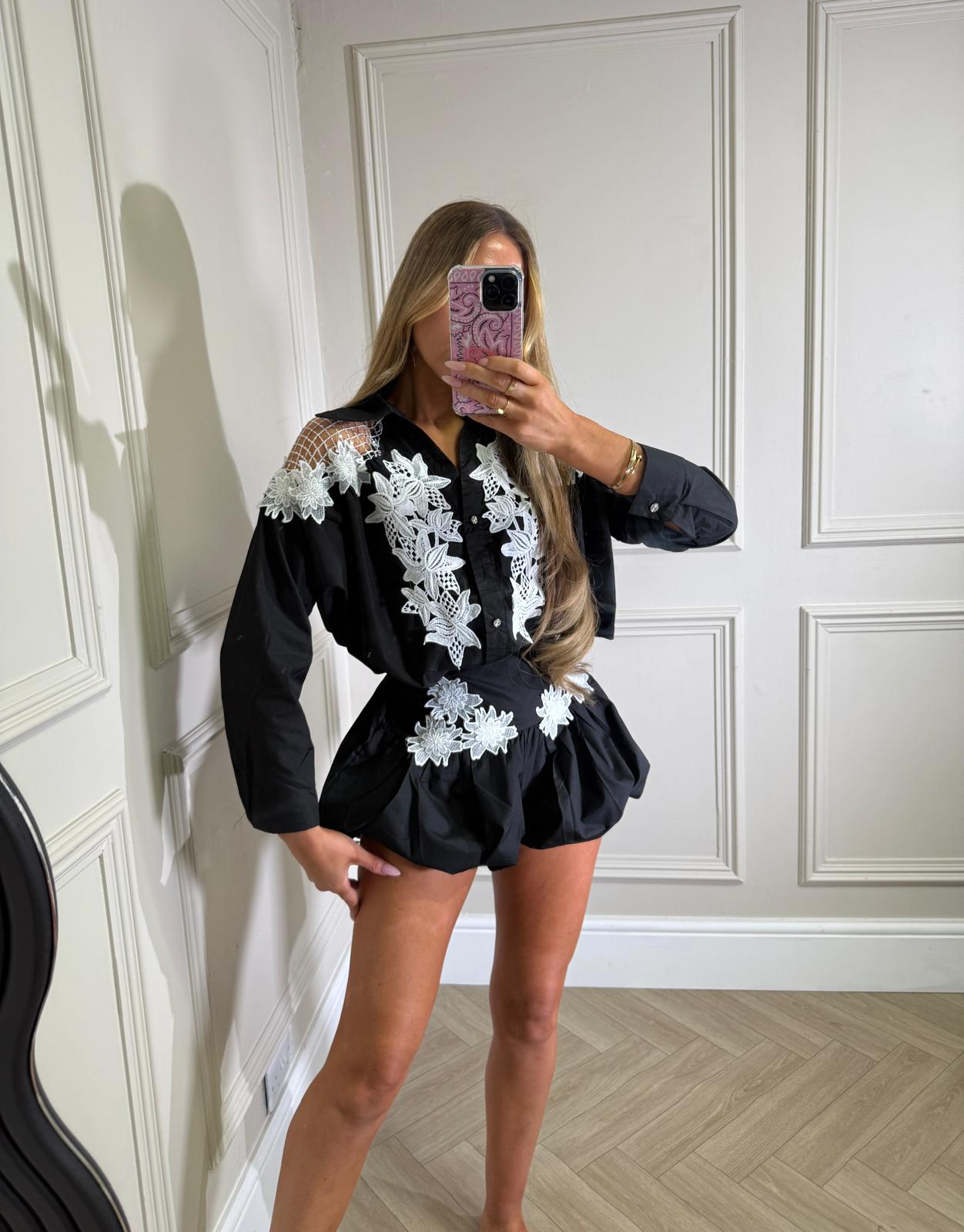 Freya co-ord - black