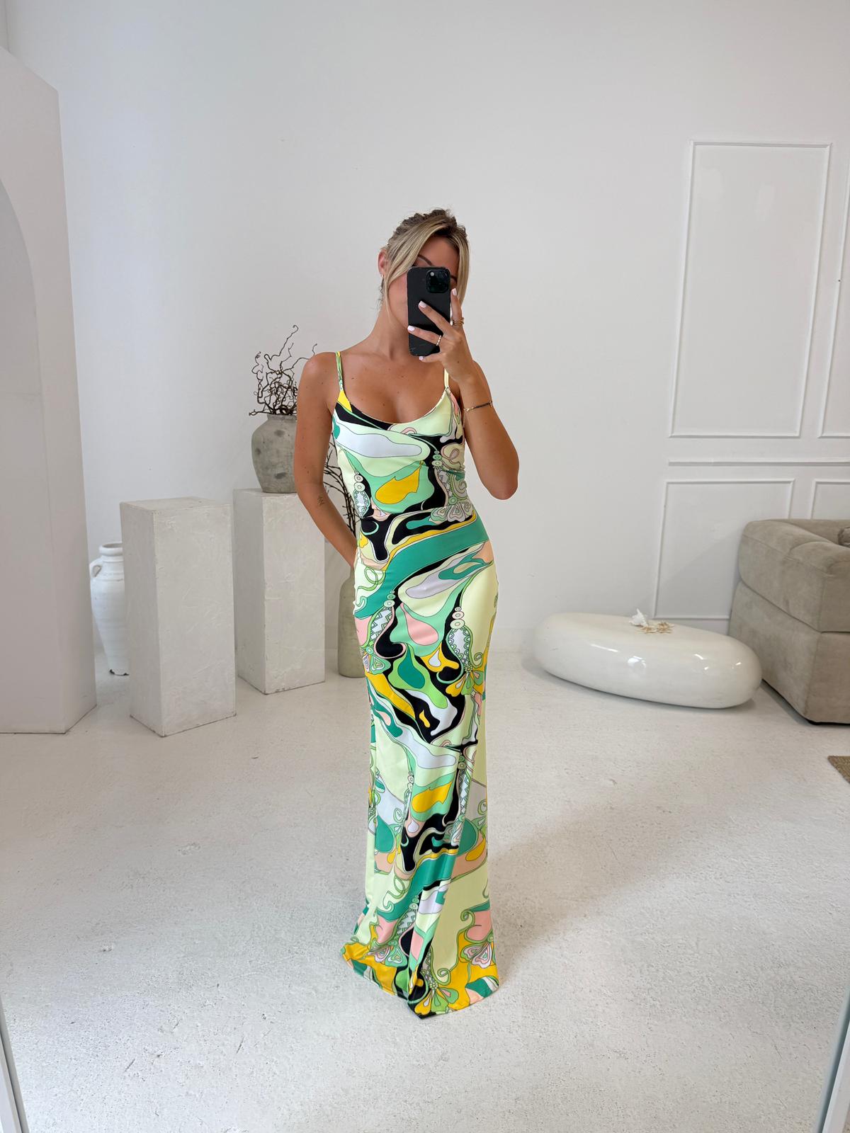 Primrose Maxi Dress - Green
