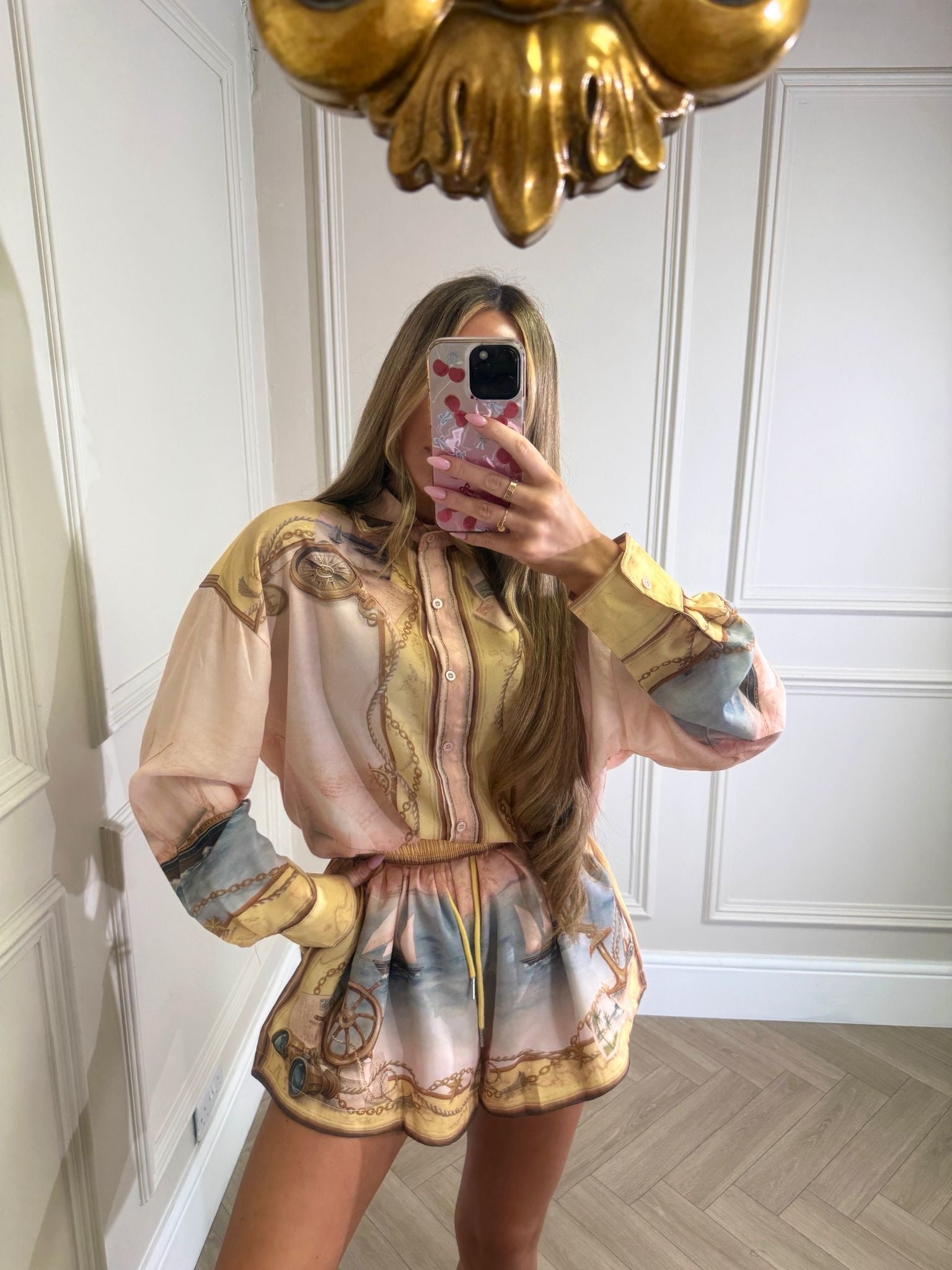 Luna shirt and short co-ord