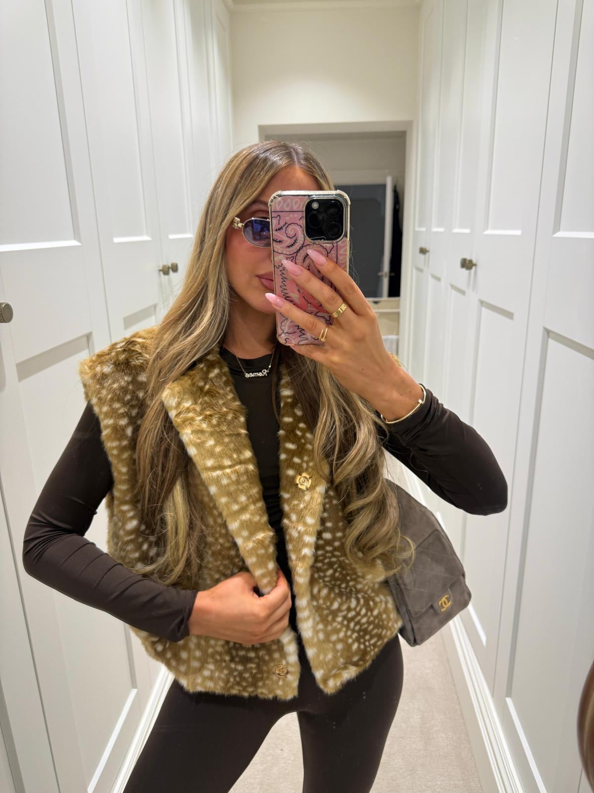 Bambini gilet - beige