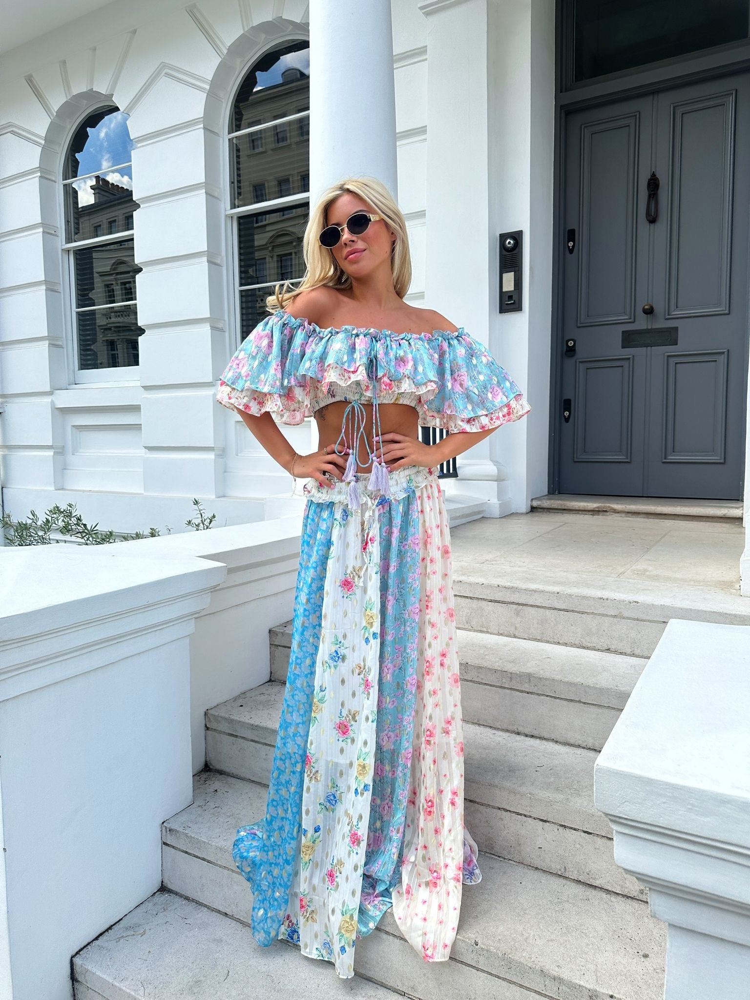 Santorini rose boho set