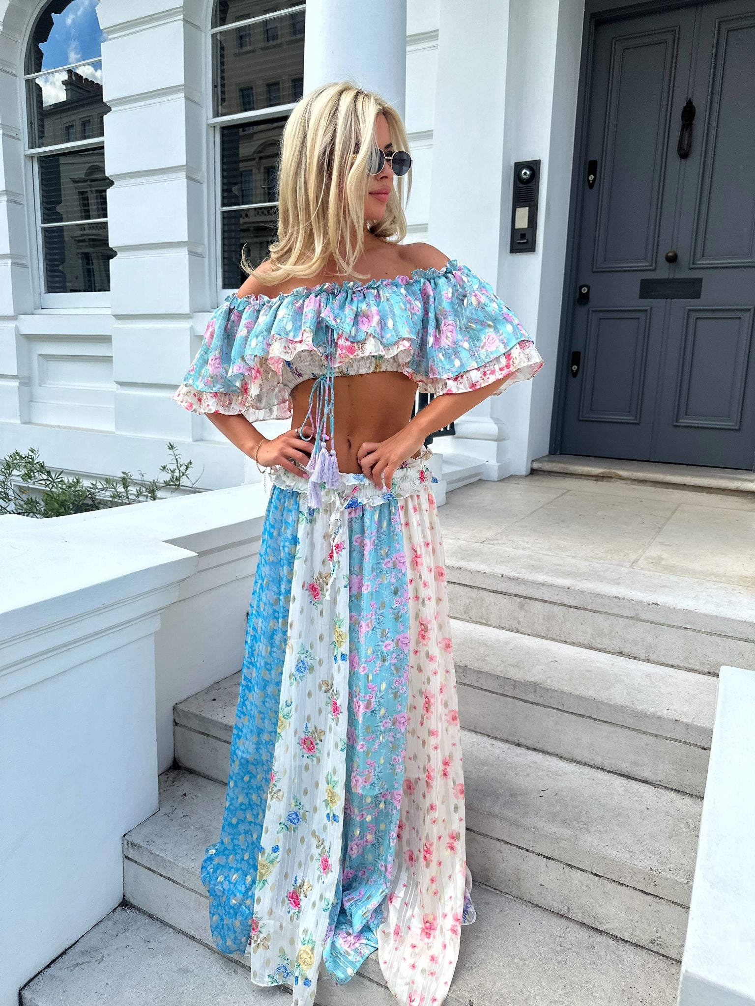 Santorini rose boho set