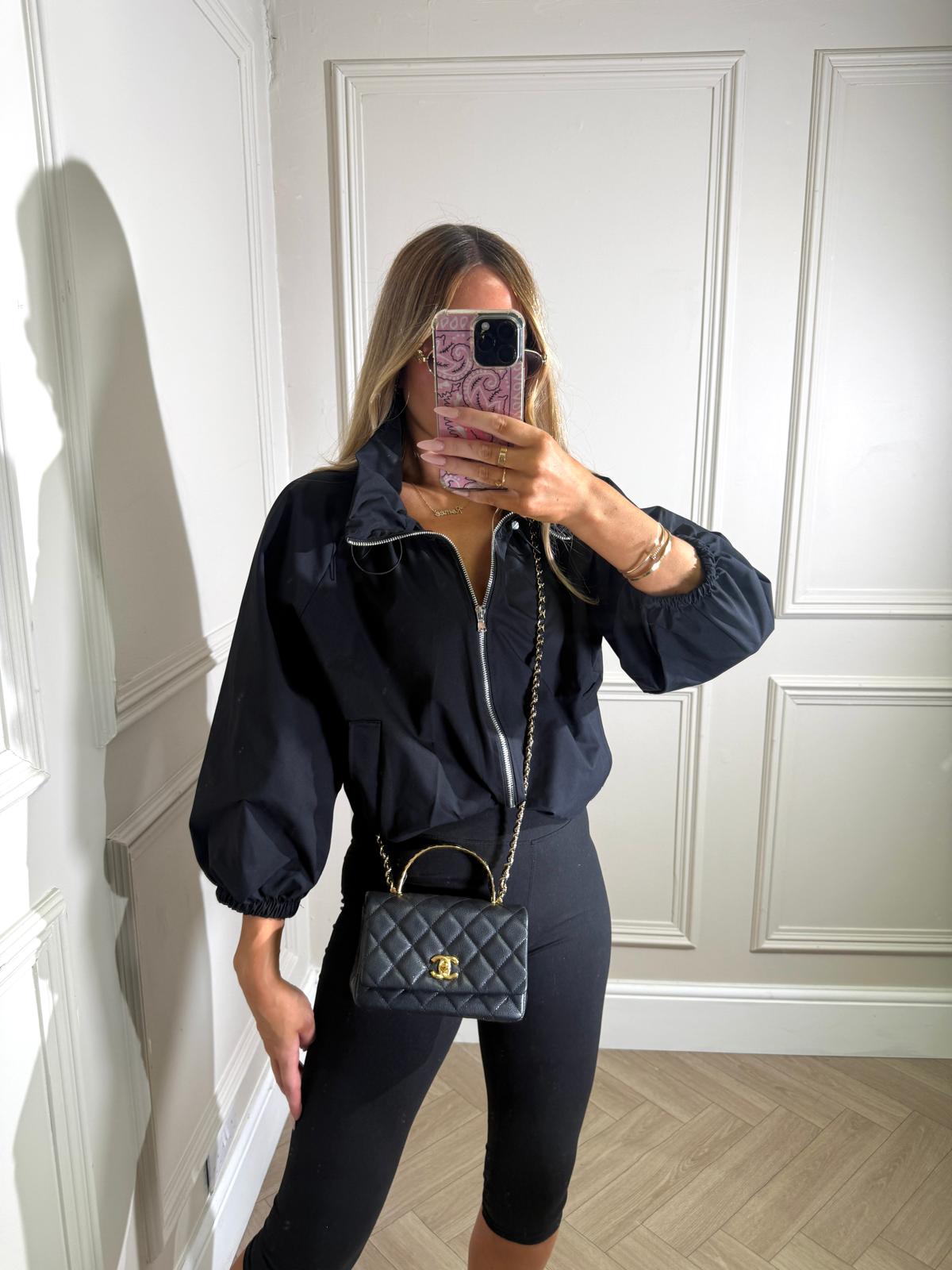 Light weight jacket - black