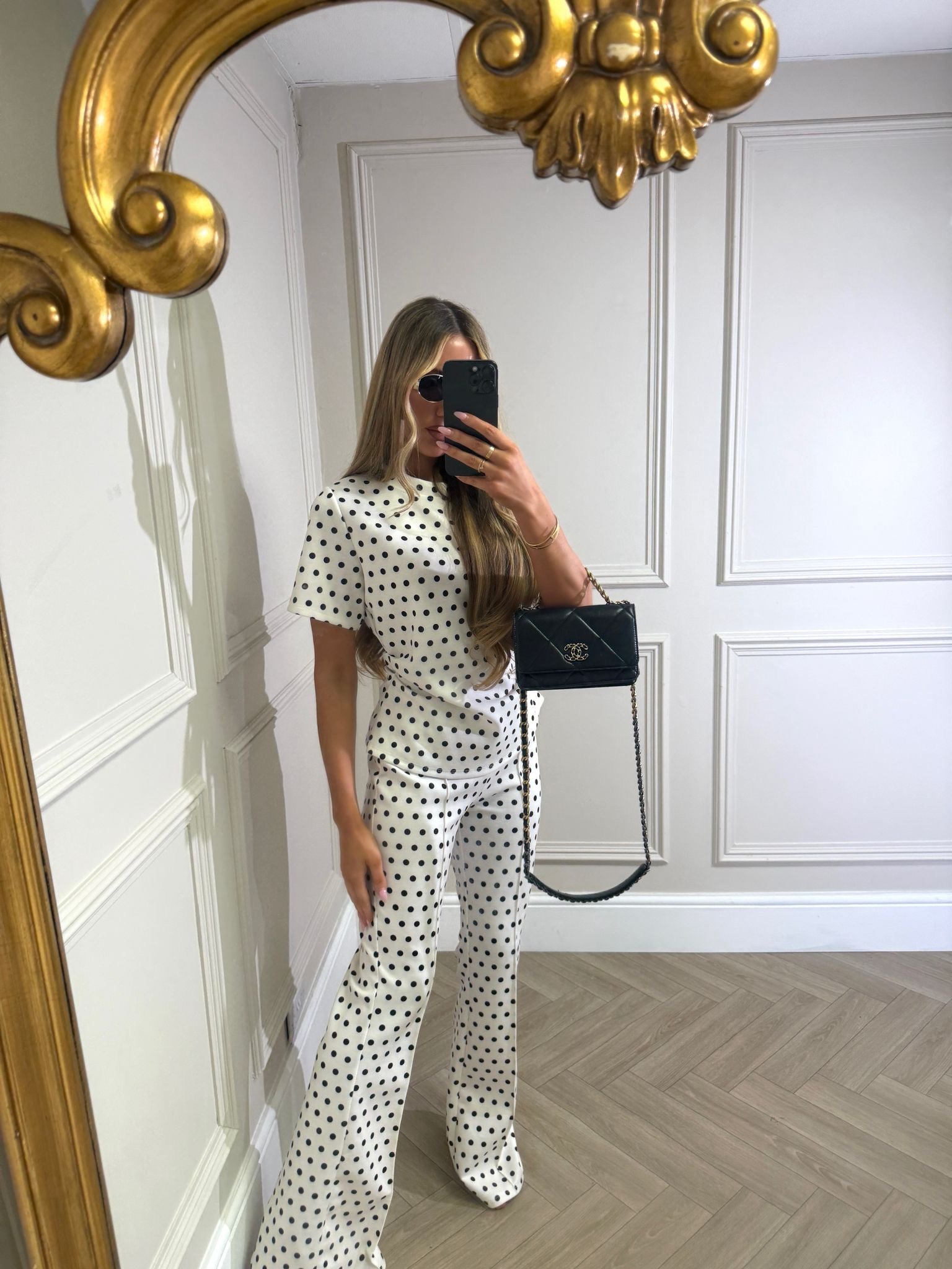 Dottie trouser set - white