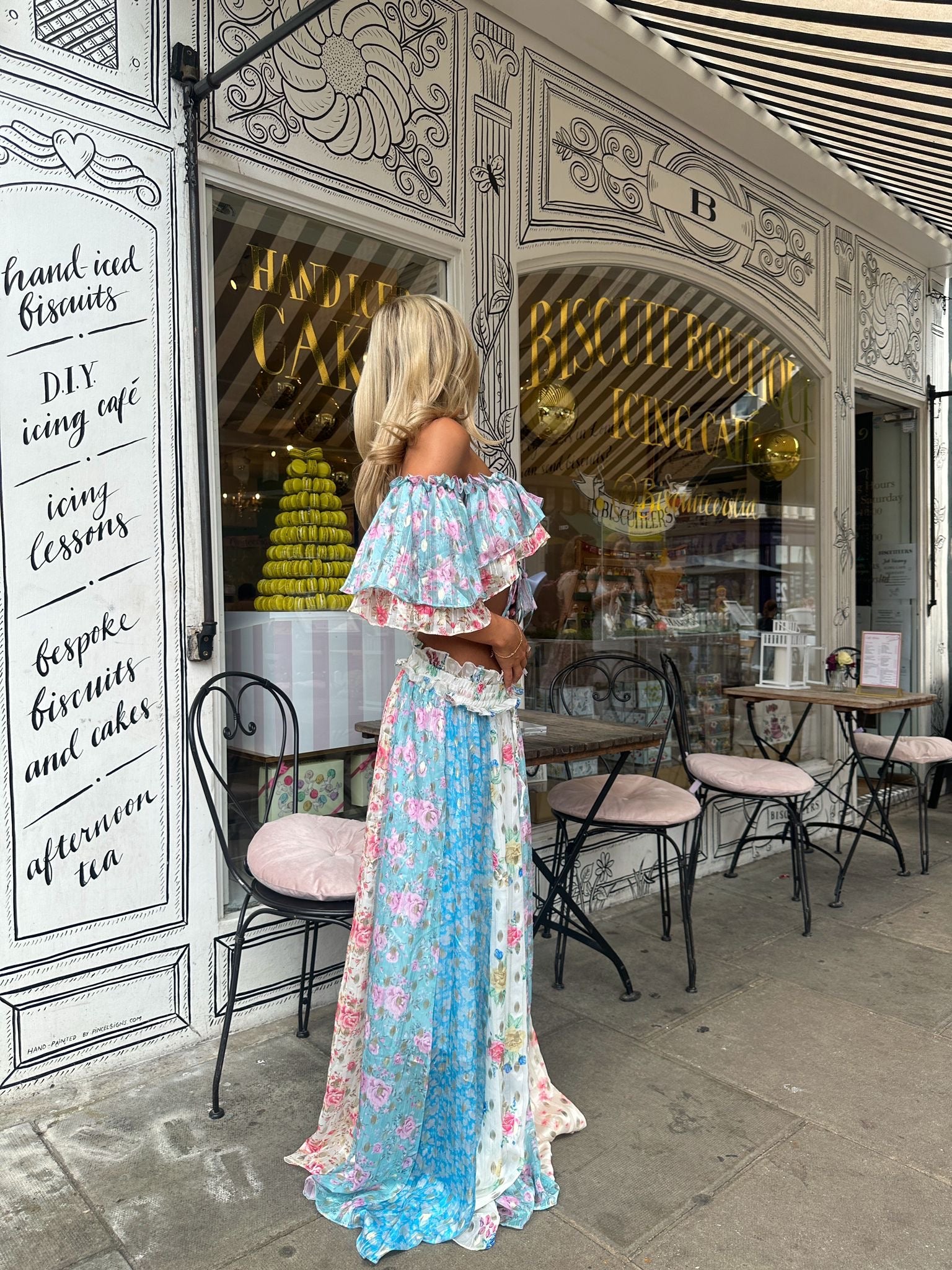 Santorini rose boho set